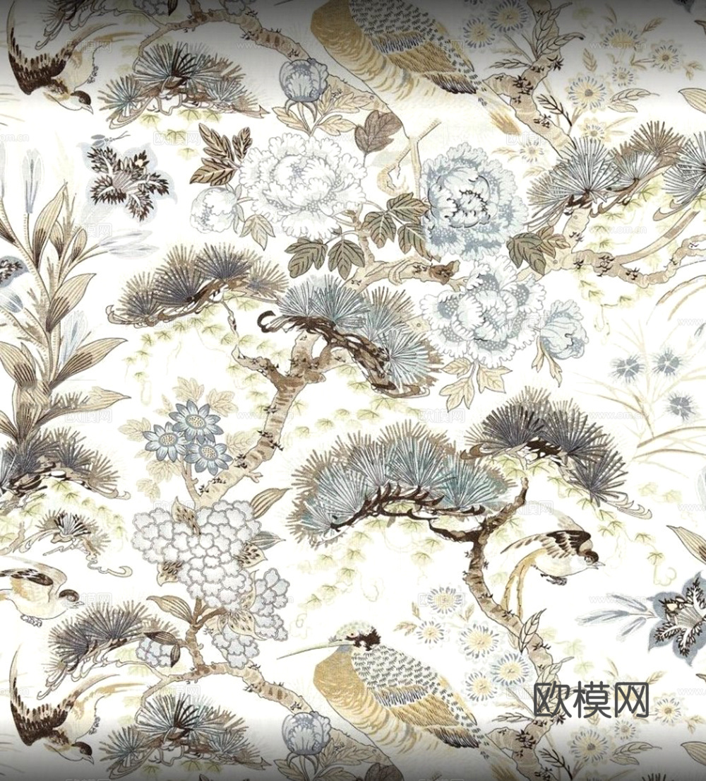 现代植物花卉挂画背景画