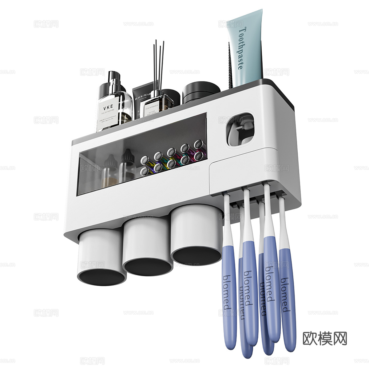 现代浴室分配器收纳器3d模型