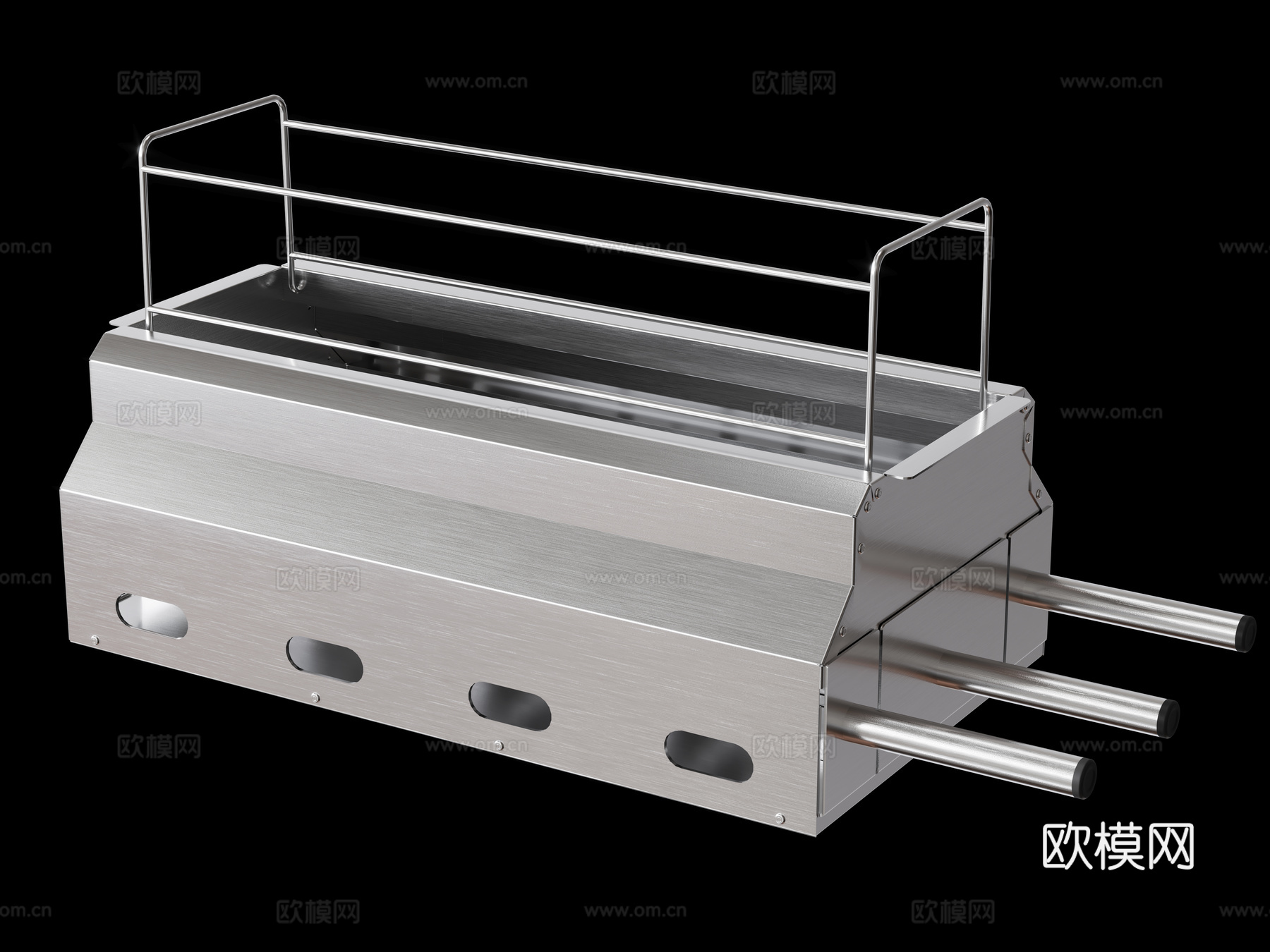 淄博烧烤架3d模型