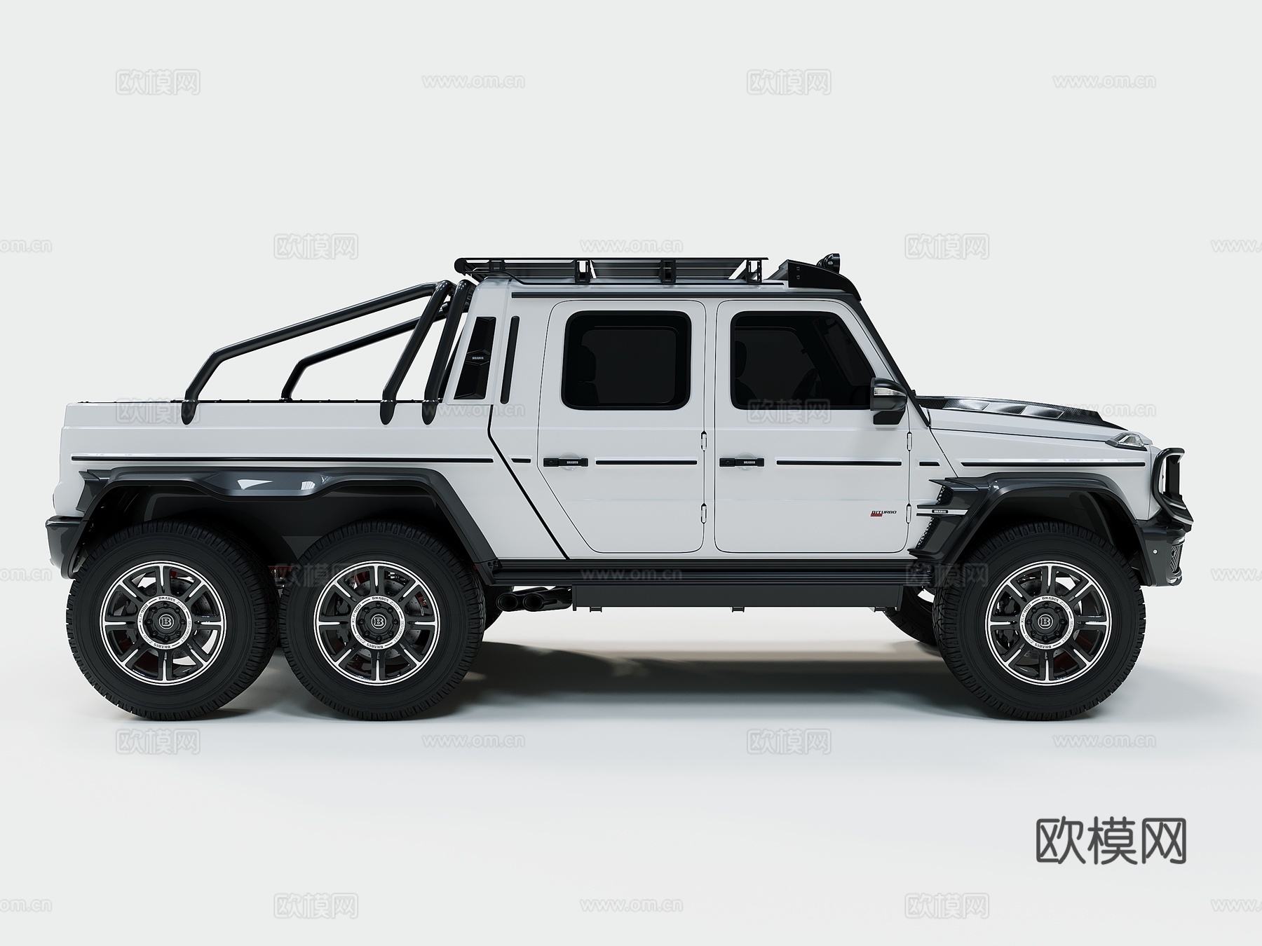 大G巴博斯 XLP 800 6×6 探险版 2023款3d模型