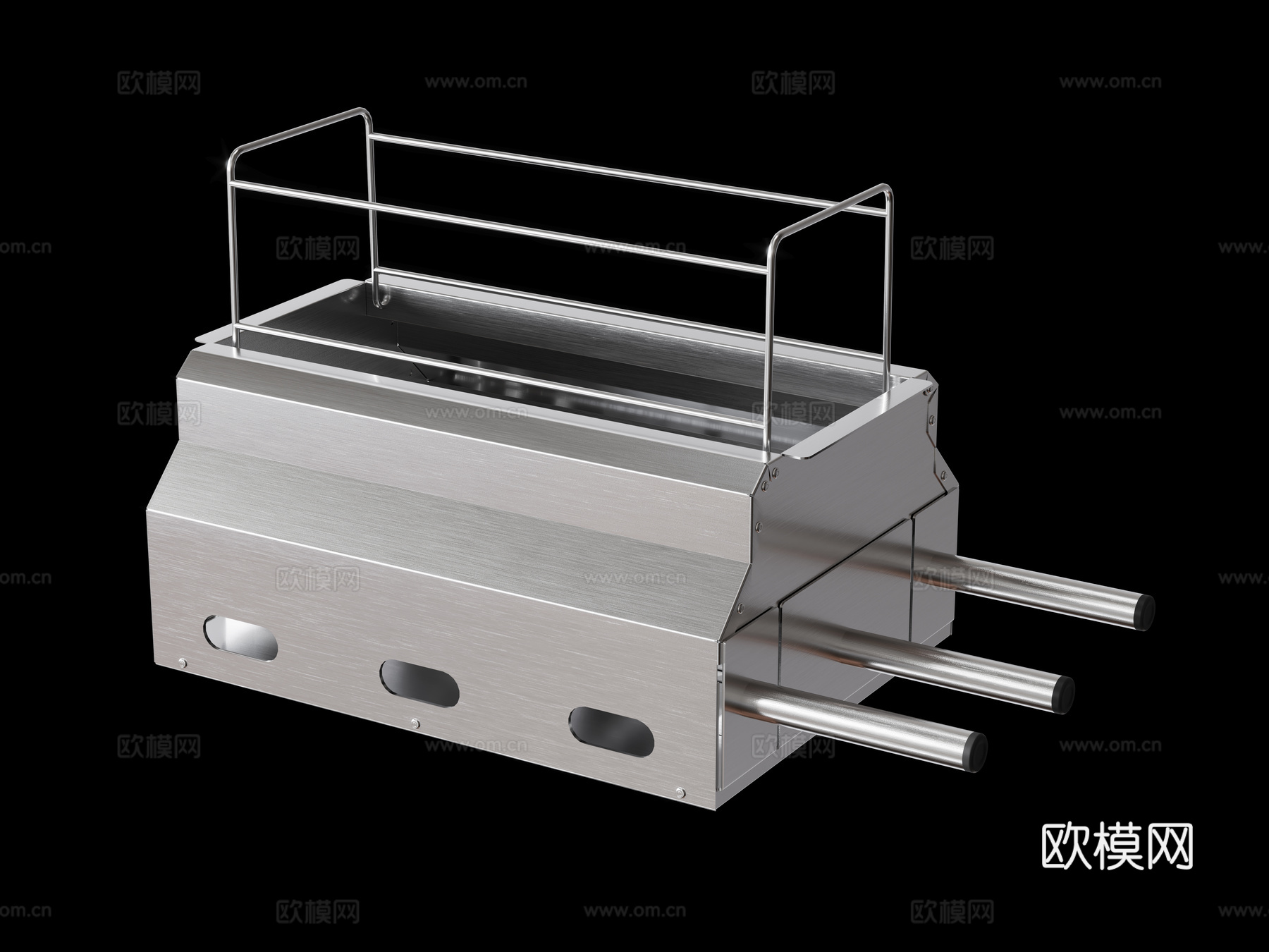 淄博烧烤架3d模型