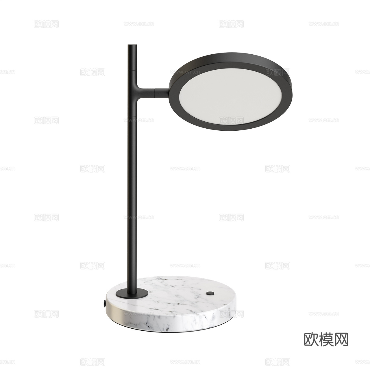 Discus 现代台灯 极简台灯 大理石台灯 意式台灯3d模型