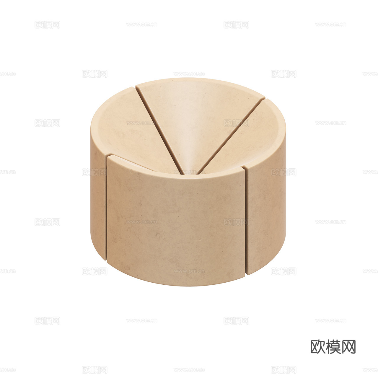 Origin 雕塑碗 石材雕塑 雕塑品摆件 装饰品摆件3d模型