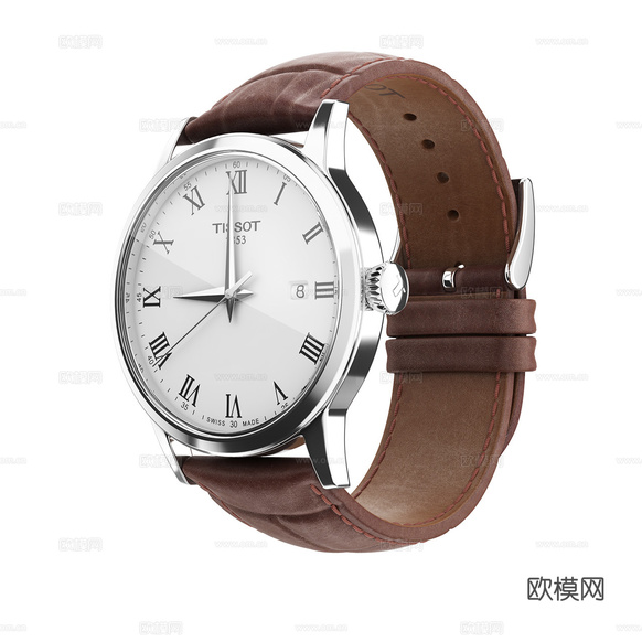 Tissot 现代手表 金属手表 经典手表3d模型下载