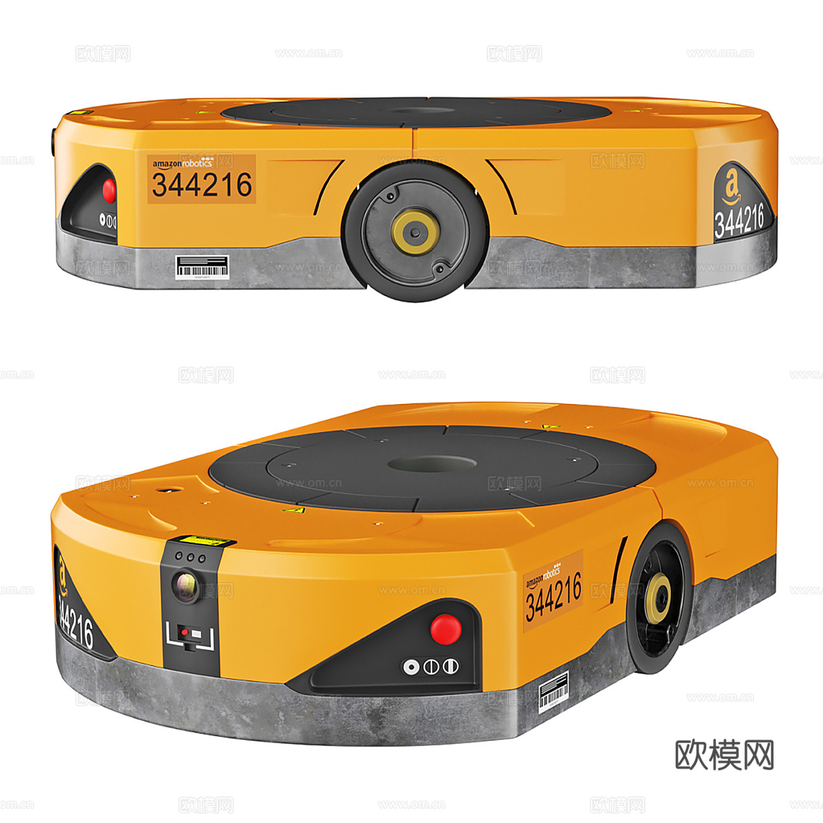 飞马 AGV 机器人仓库运输机3d模型