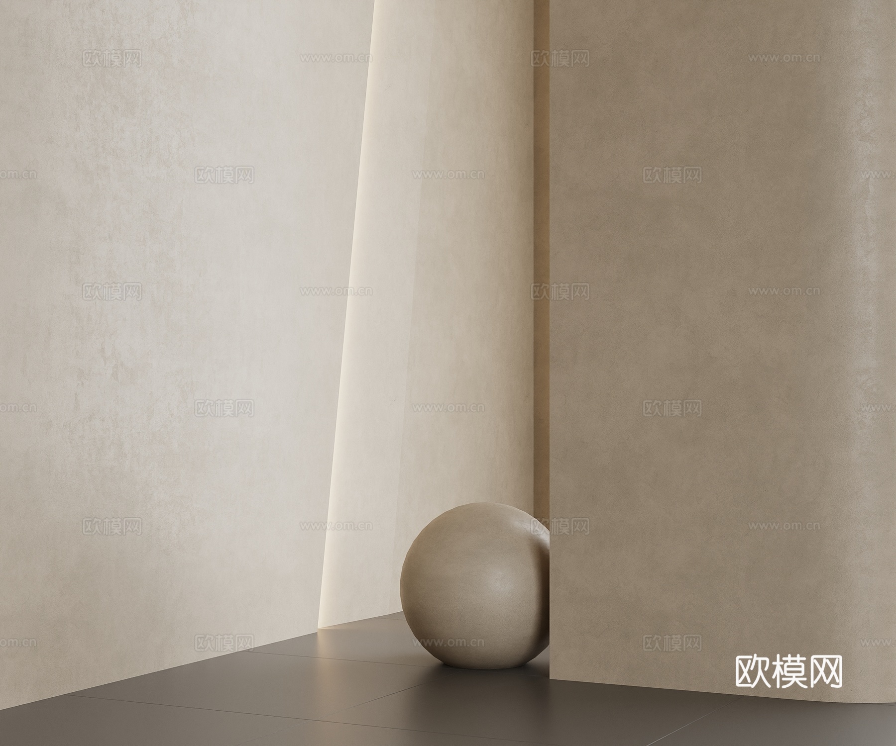艺术漆3d模型
