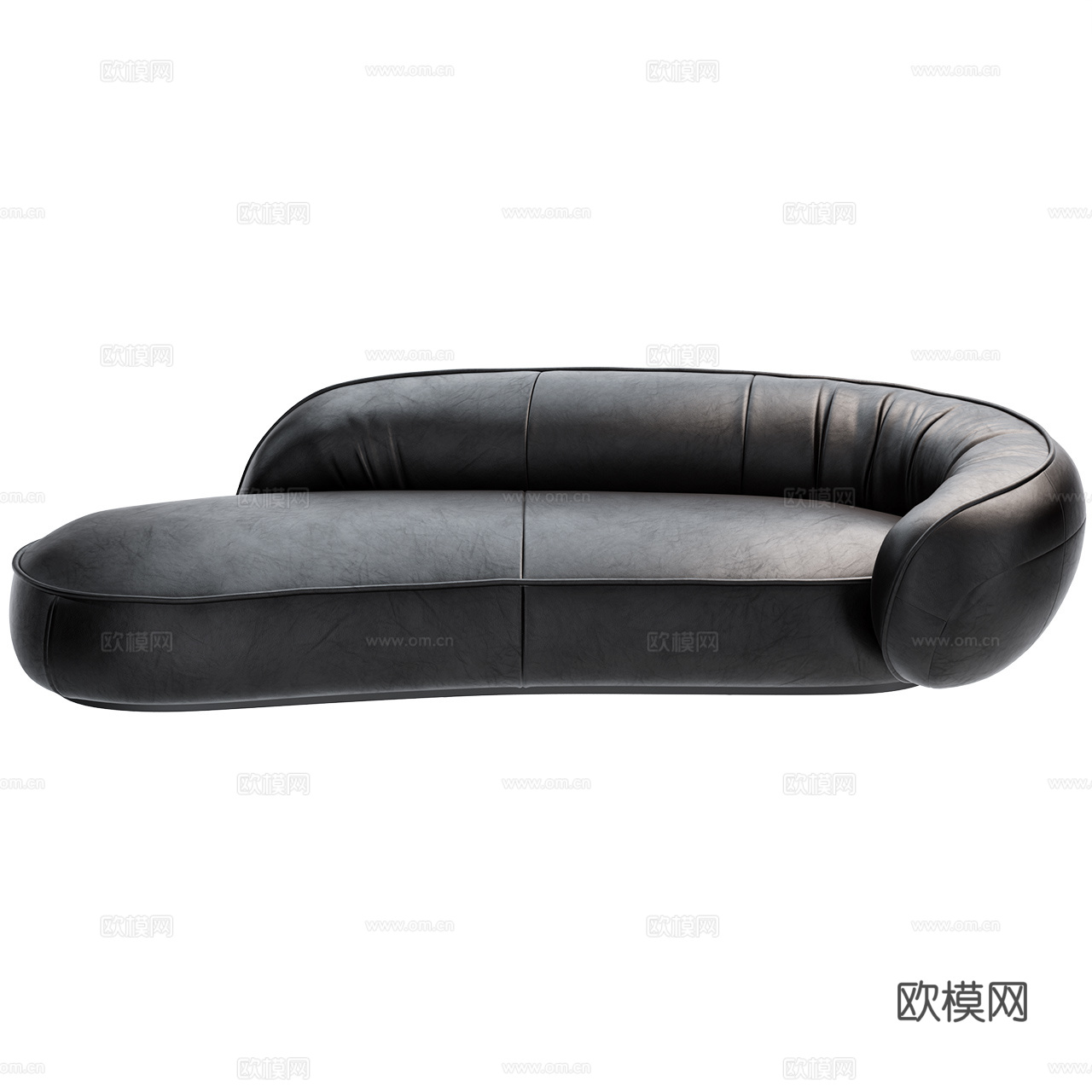 Baxter 意式沙发 极简沙发 皮革沙发 多人沙发3d模型