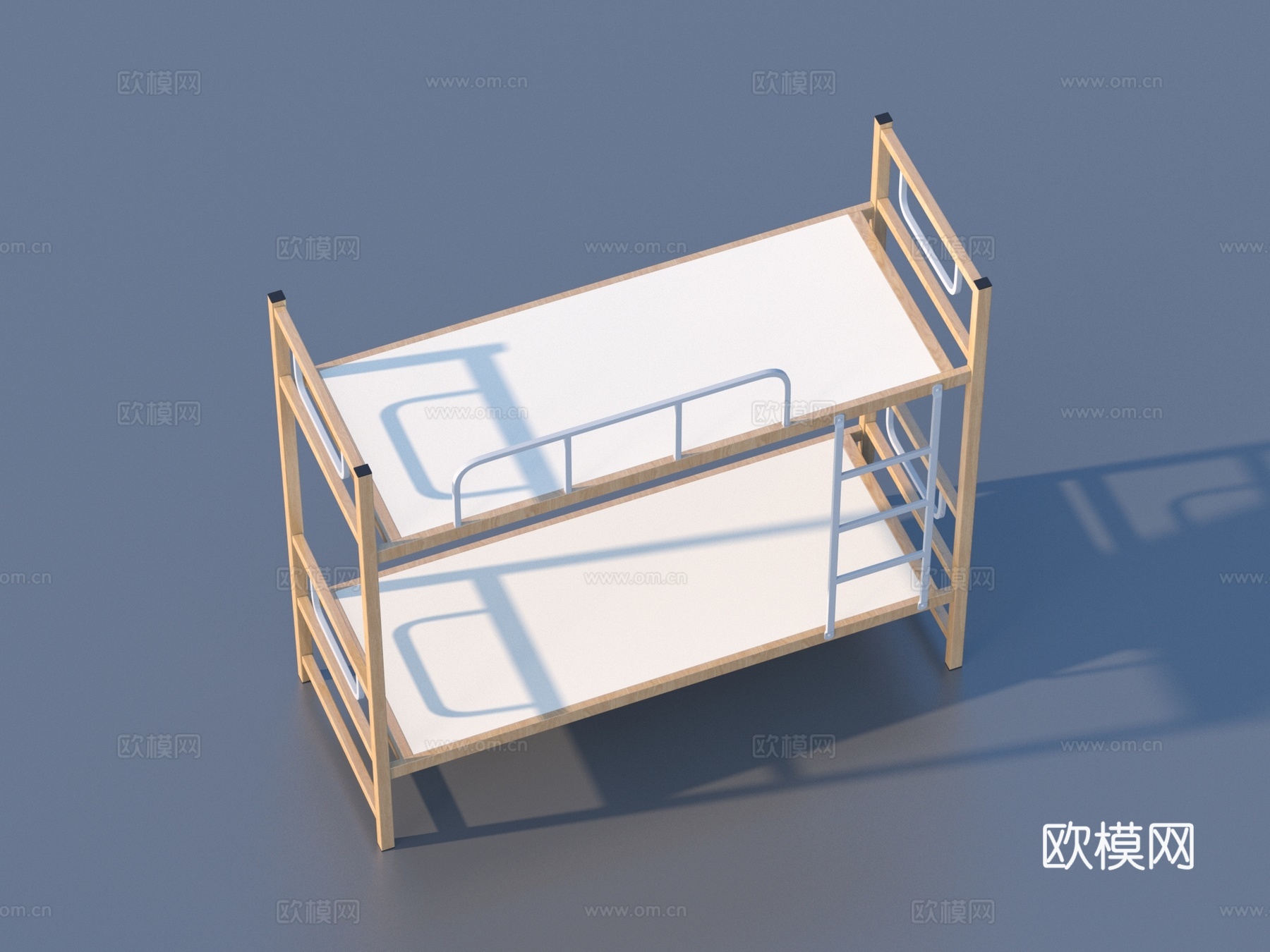 上下床 学生床 家具3d模型