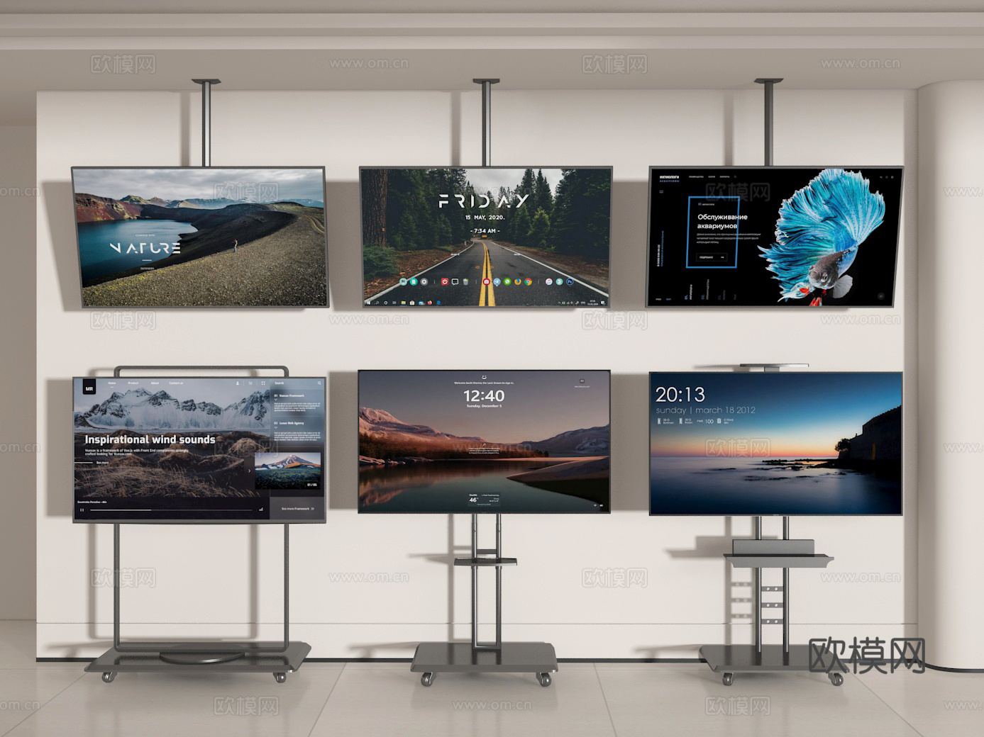 电视架3d模型
