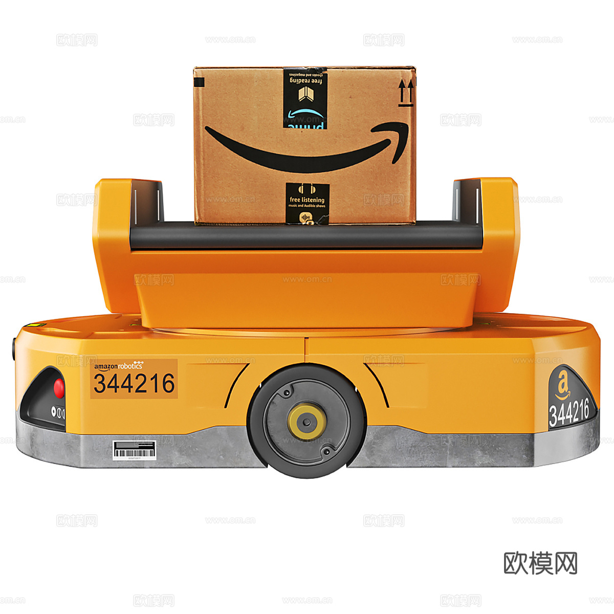 飞马 AGV 机器人仓库运输机3d模型