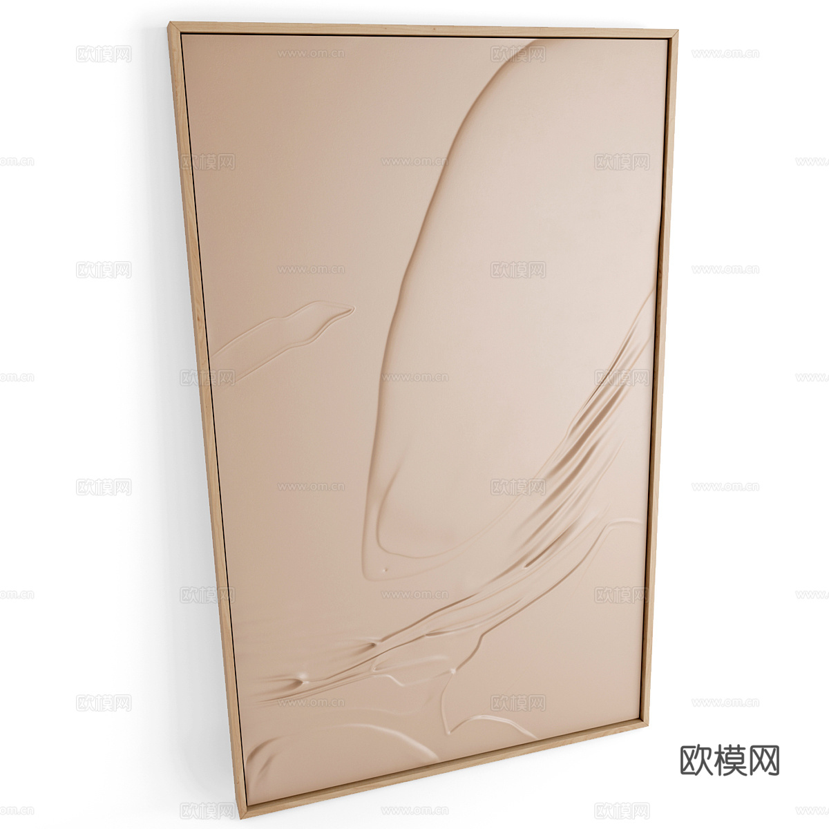 新中式侘寂装饰画框3d模型