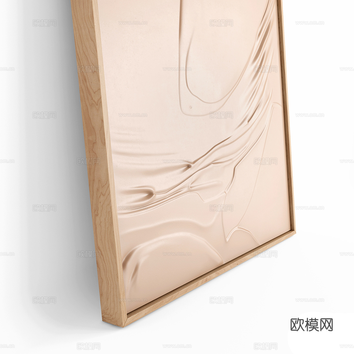 新中式侘寂装饰画框3d模型