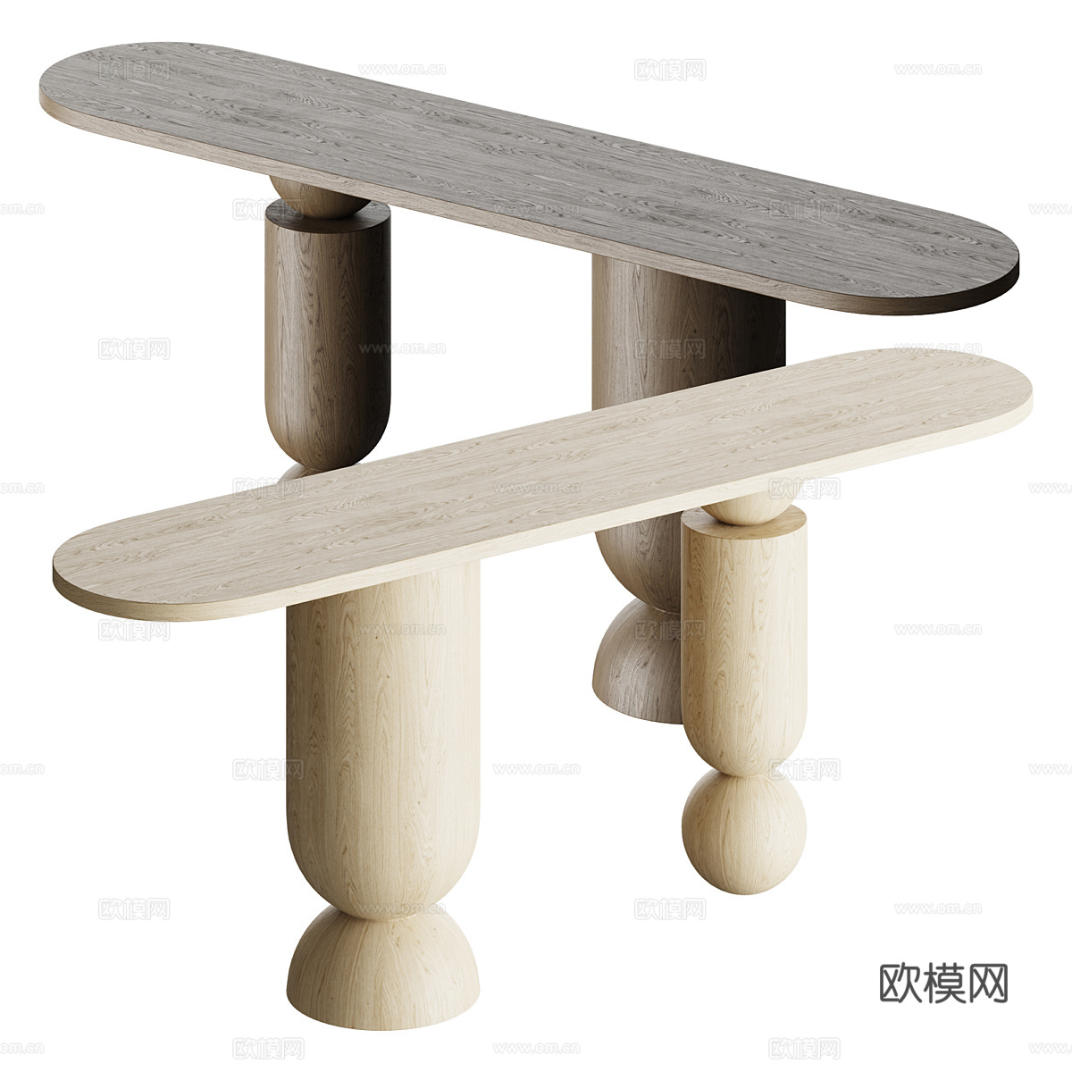 新中式侘寂端景台3d模型
