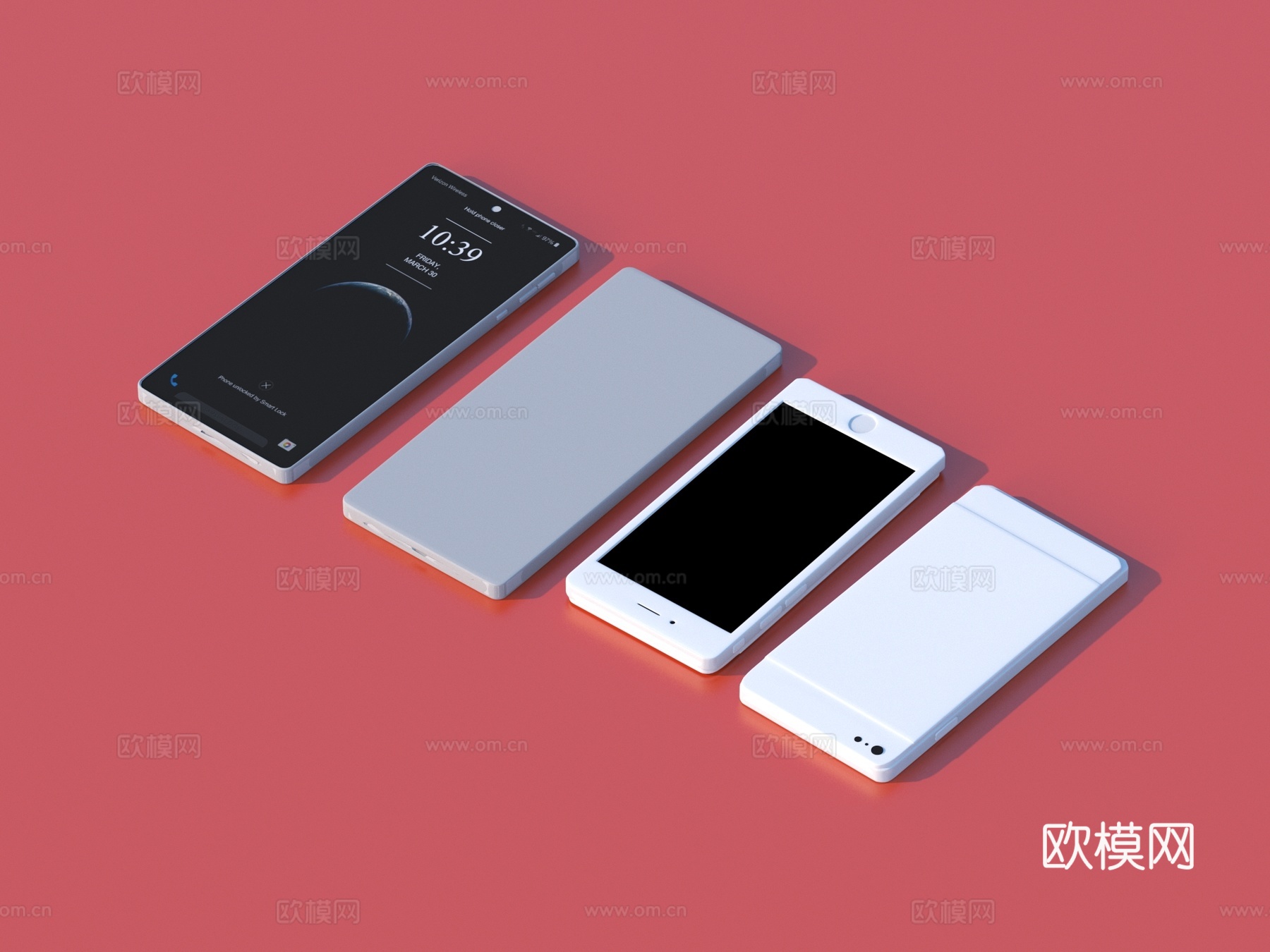 手机 智能手机3d模型