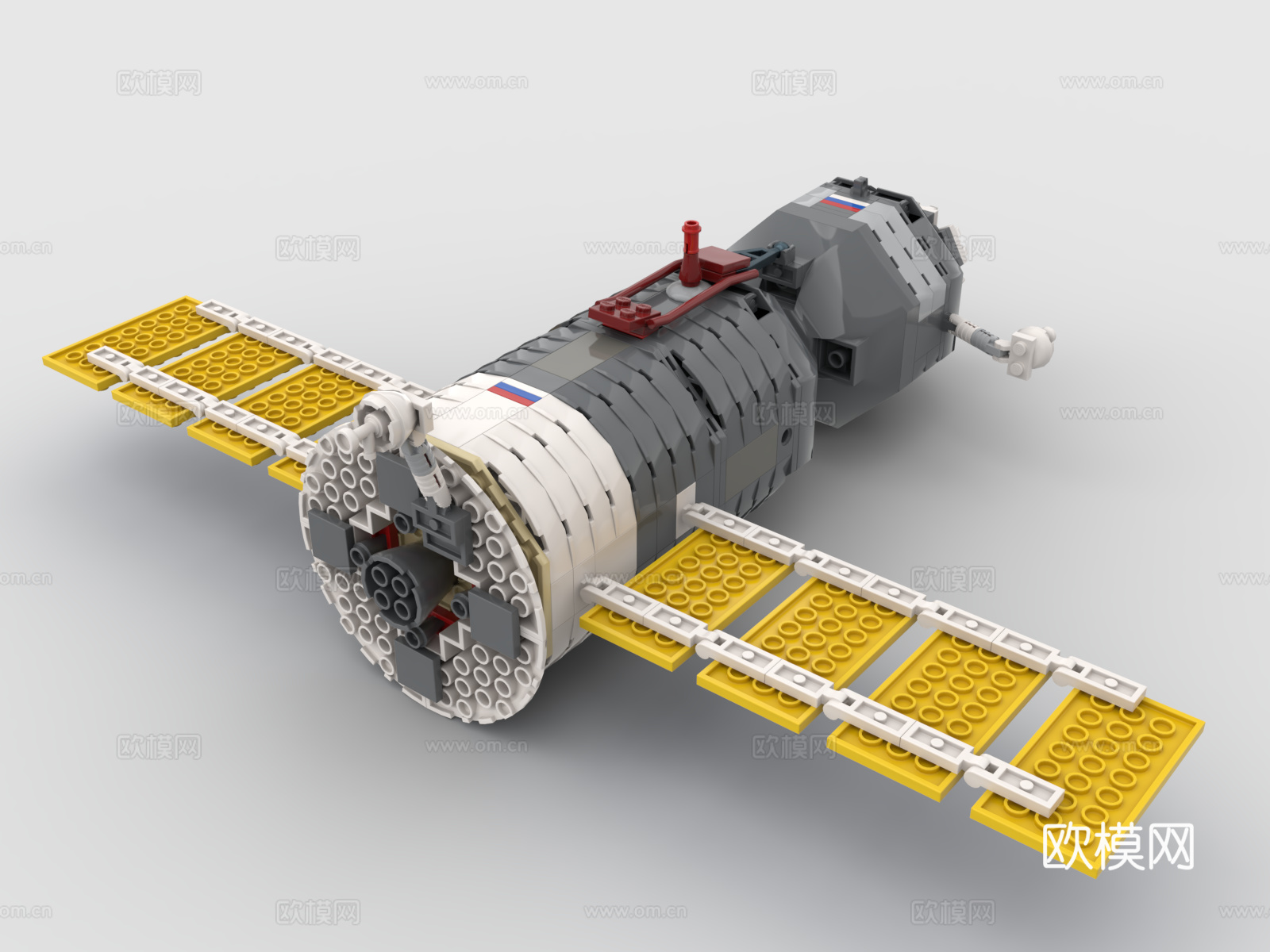 乐高 LEGO 玩具 积木 人造卫星3d模型