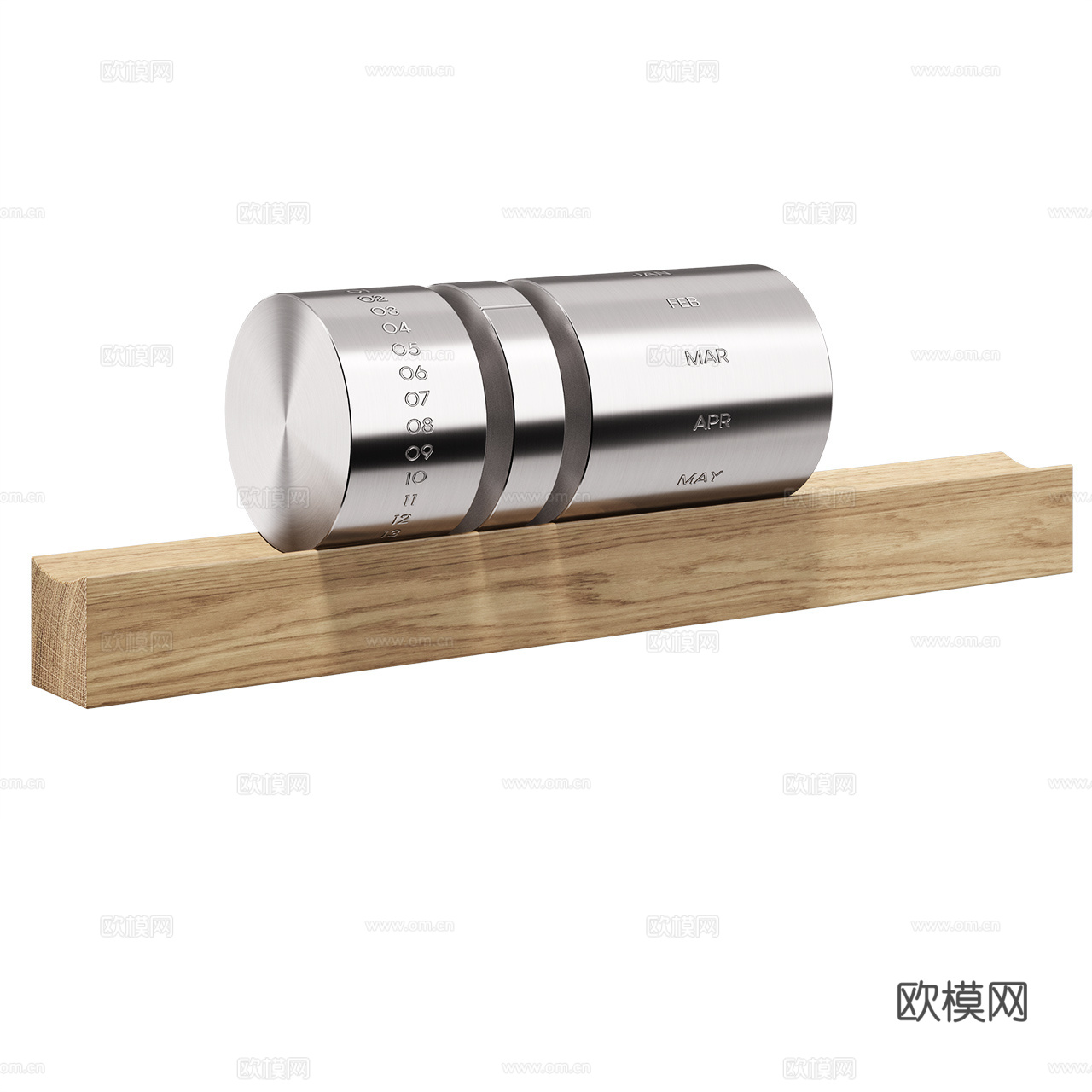 Quadro 极简日历 北欧日历 金属日历 装饰品 挂件3d模型