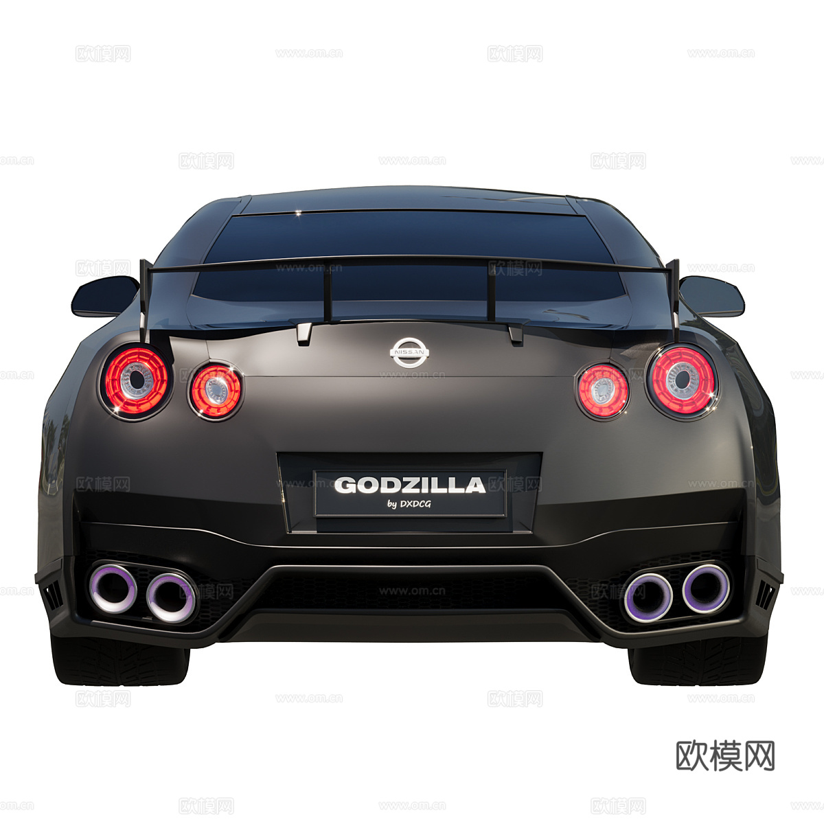 日产 GTR R35 哥斯拉 轿跑3d模型