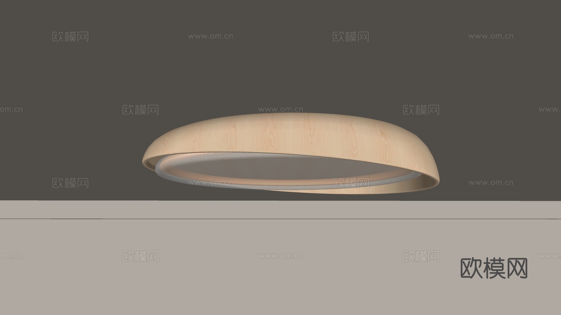 现代吸顶灯 几何形吸顶灯 卧室灯 艺术造型灯具 时尚客厅灯su模型