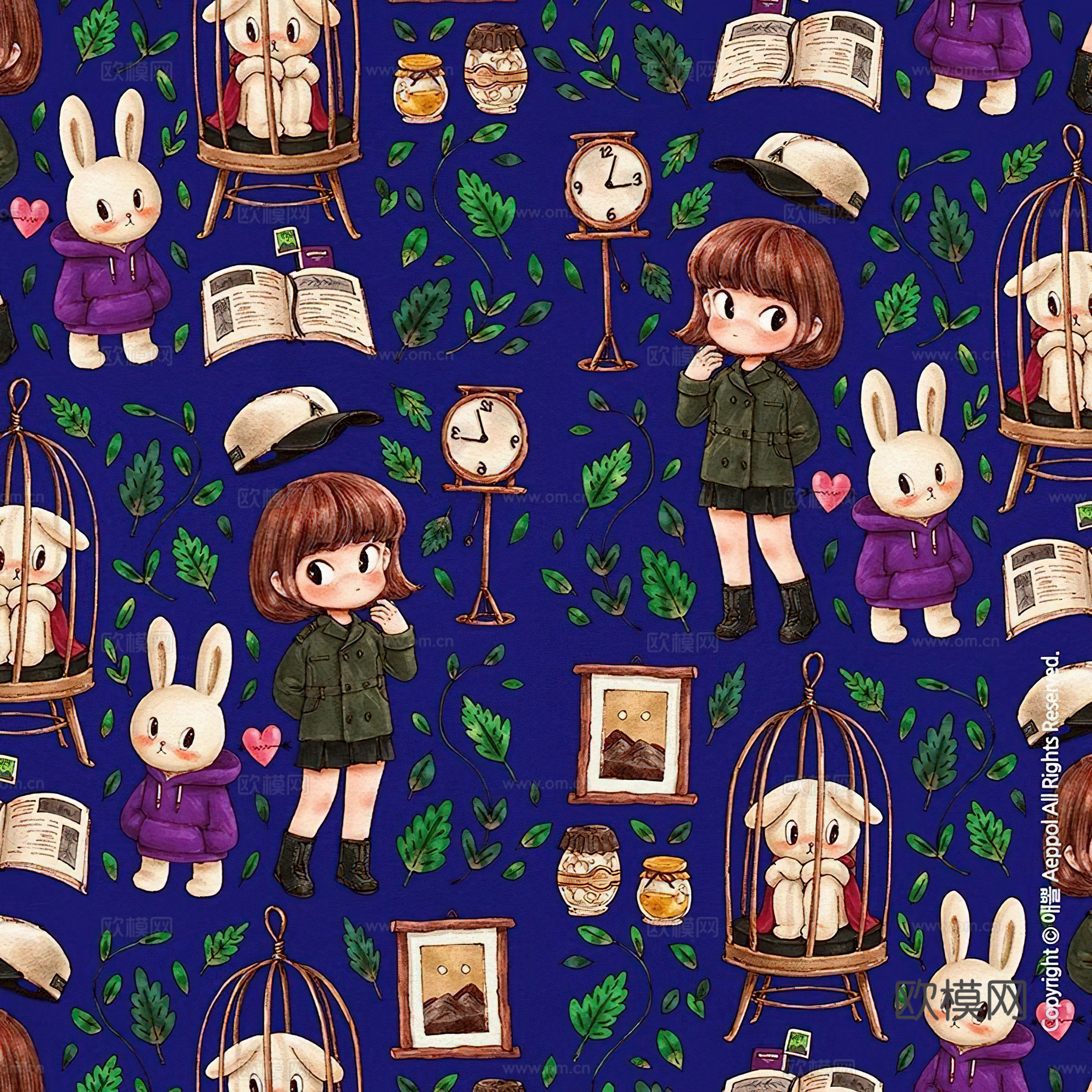 艺术挂画 挂画 装饰画 艺术画 水彩插画下载