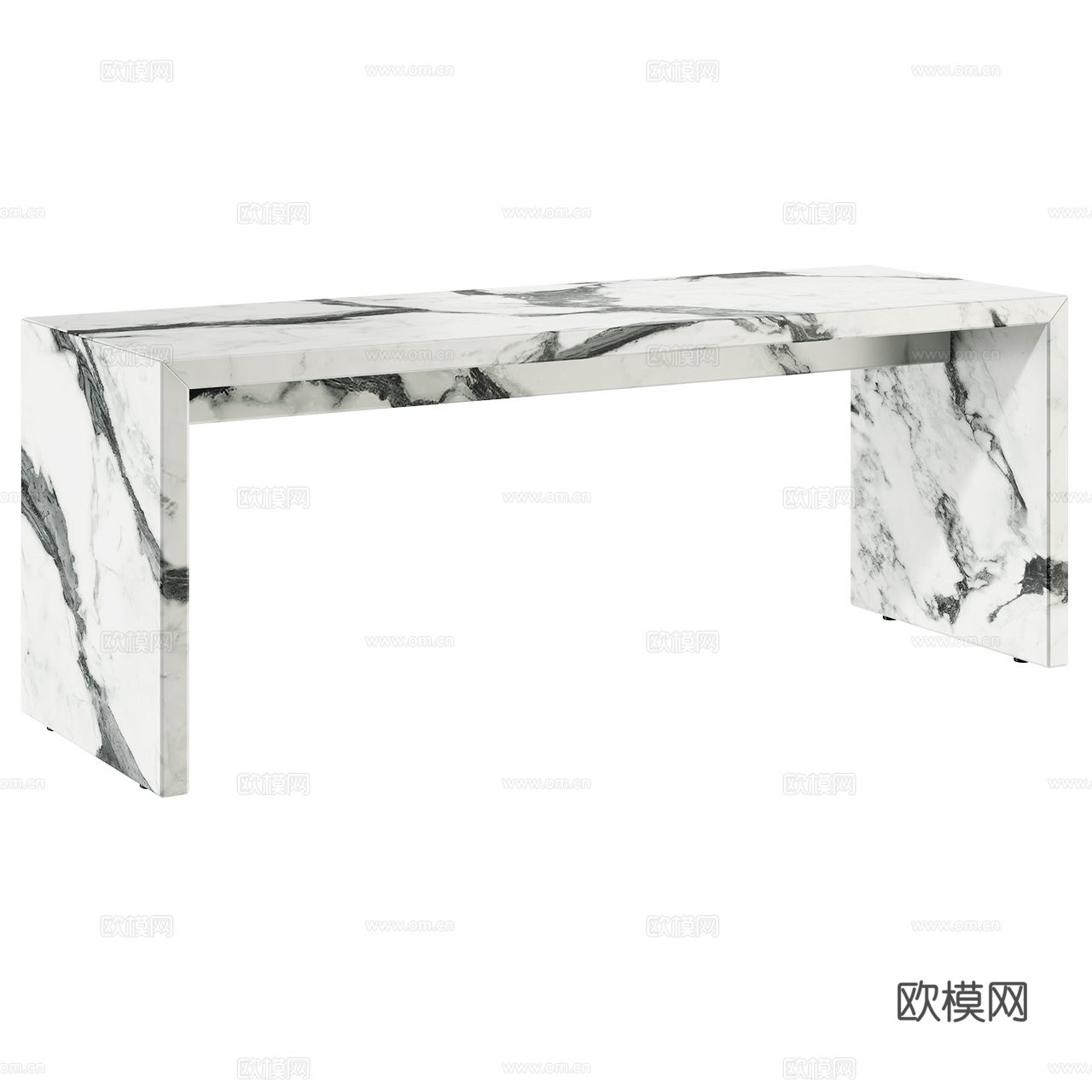 Audo 极简长凳 大理石长凳 石材长凳 换鞋凳 沙发凳3d模型