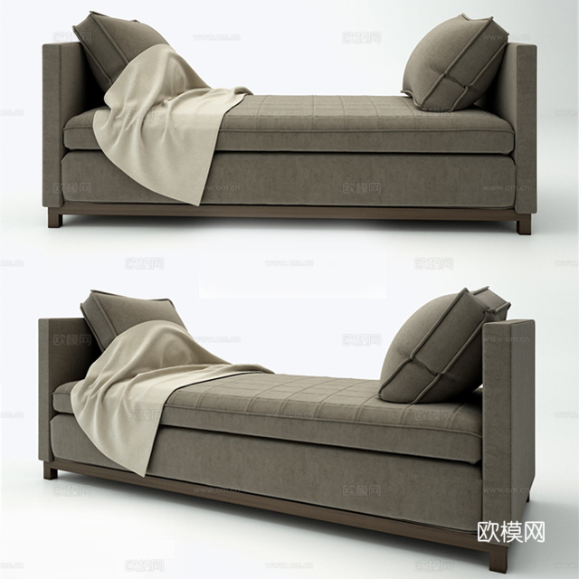 现代贵妃椅3d模型