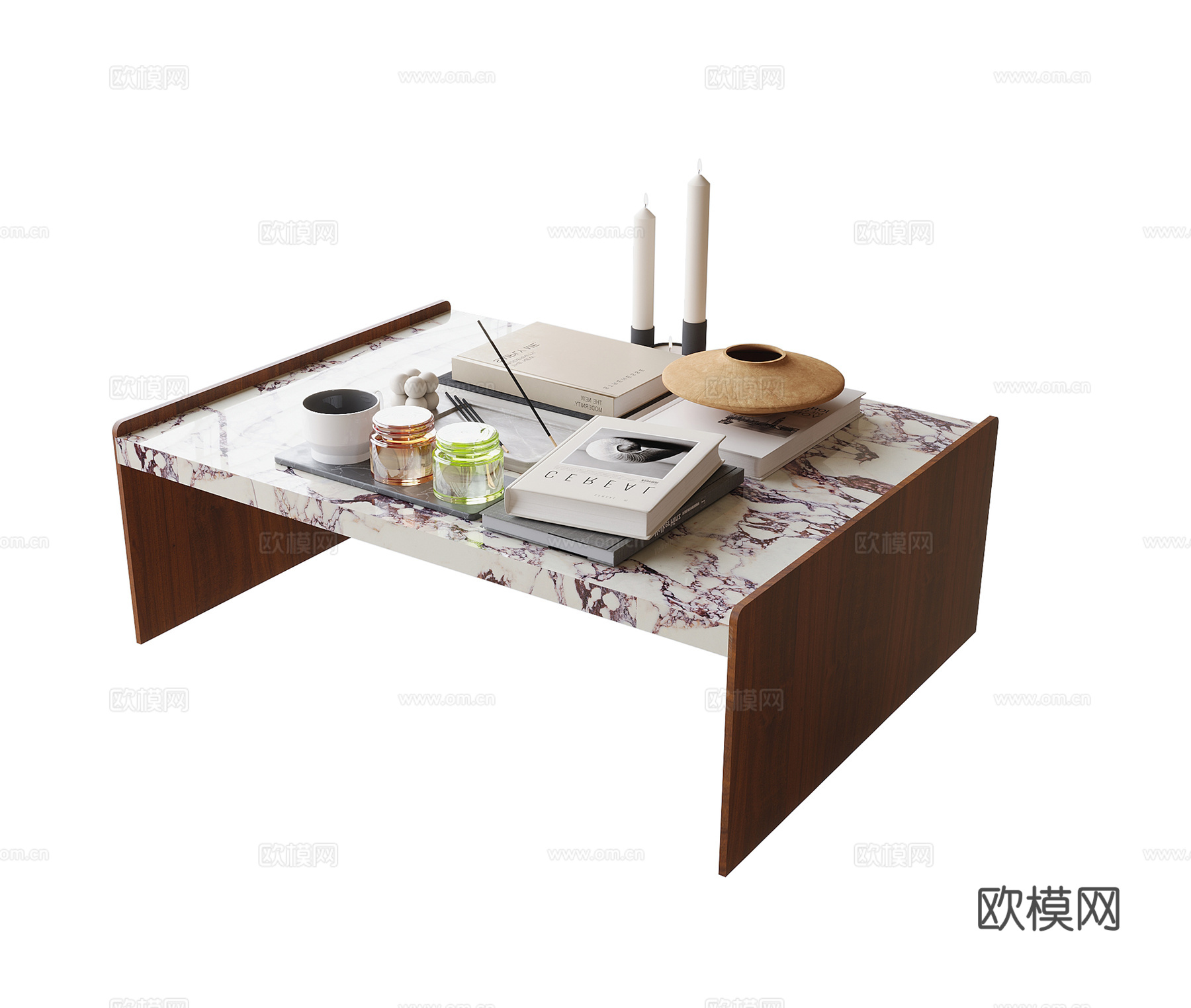 现代茶几3d模型