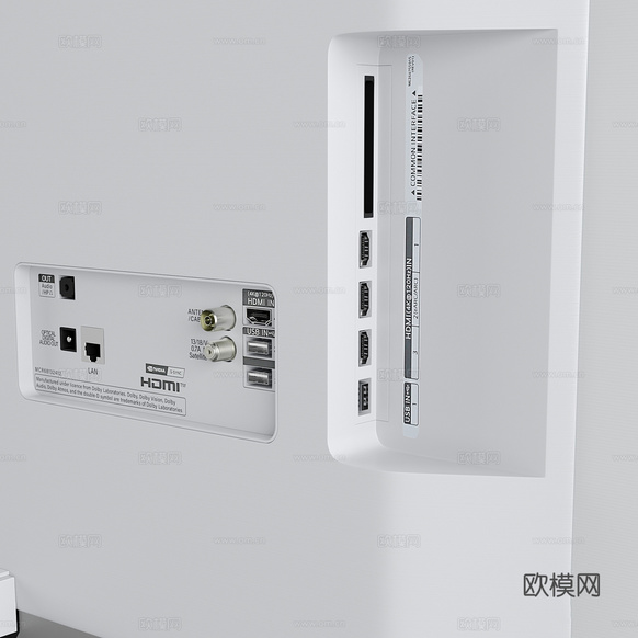 LG 65英寸电视3d模型下载(渲染图4)