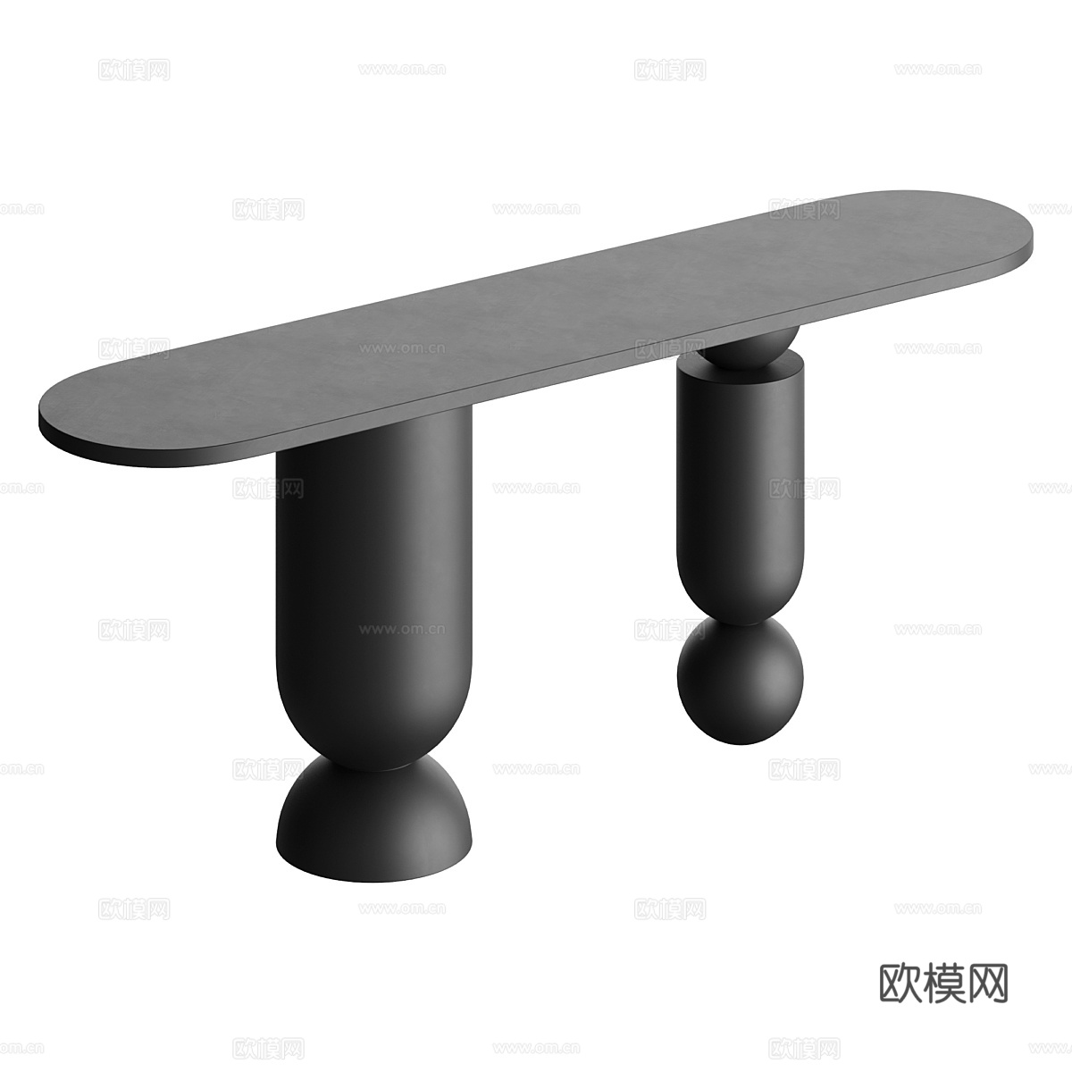 新中式侘寂端景台3d模型