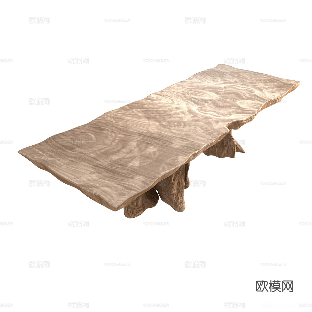 新中式侘寂茶桌 茶台3d模型