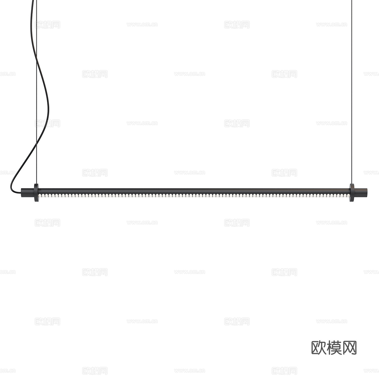 Inter Lighting 极简吊灯 玻璃吊灯 长条吊灯3d模型