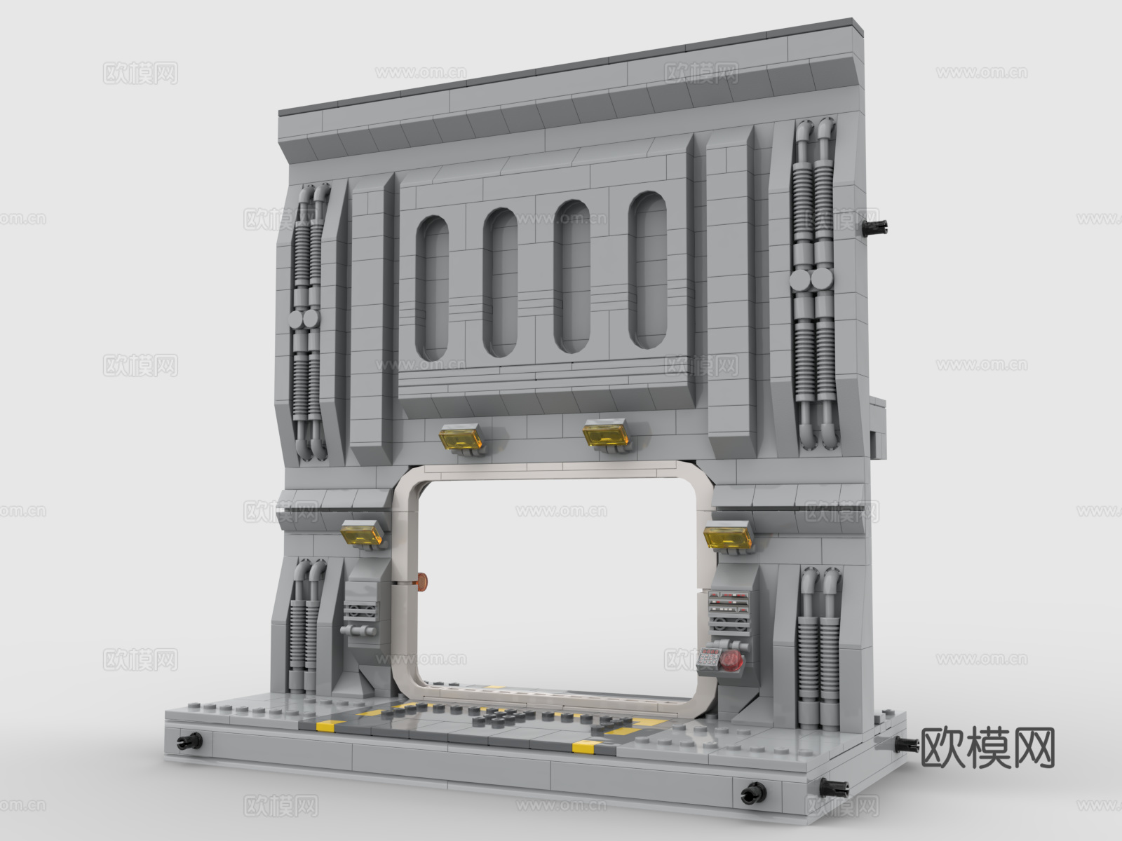 乐高 LEGO 玩具 积木 科幻星际大门3d模型