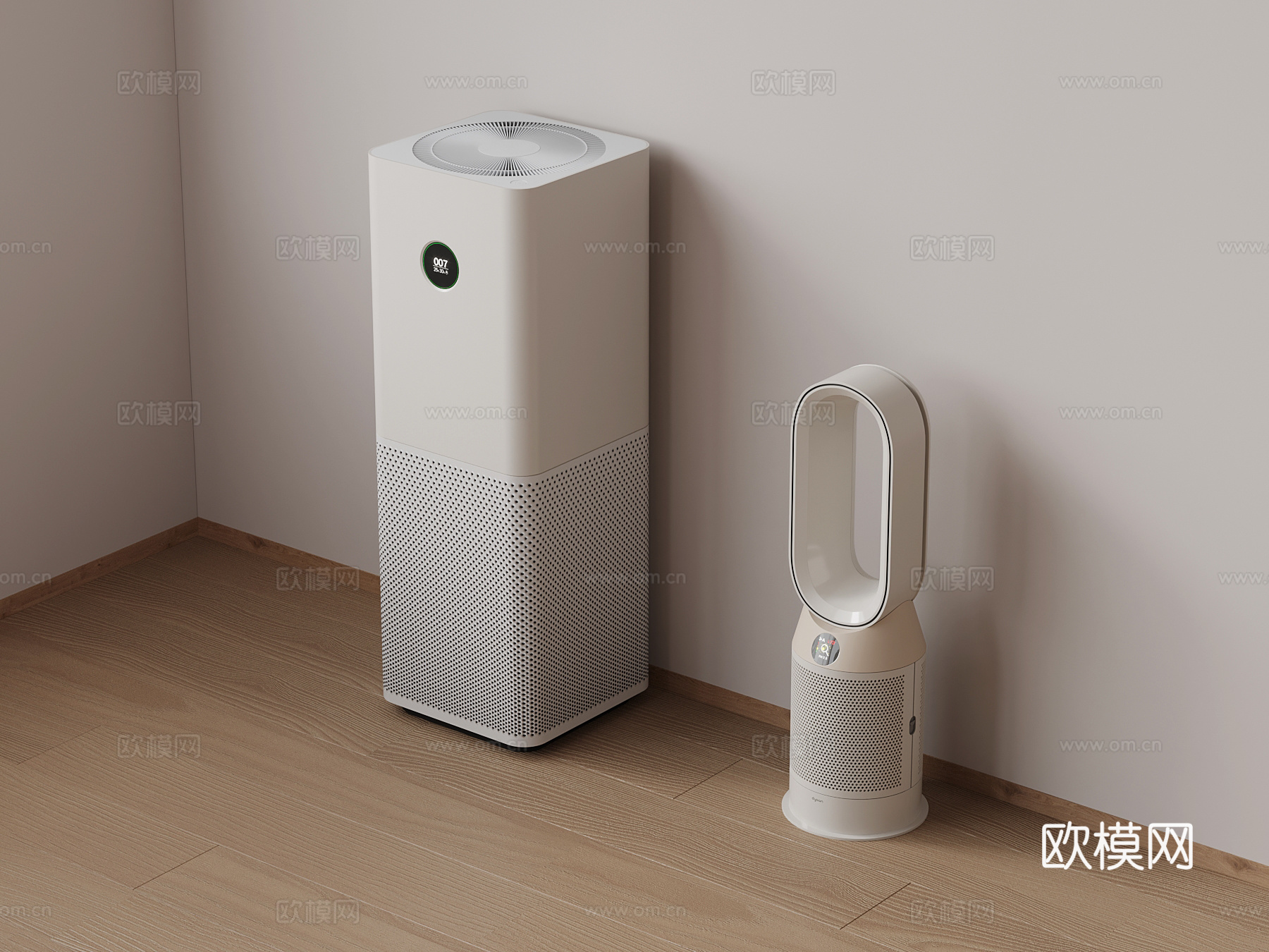 其他电器 现代小风扇 空调3d模型