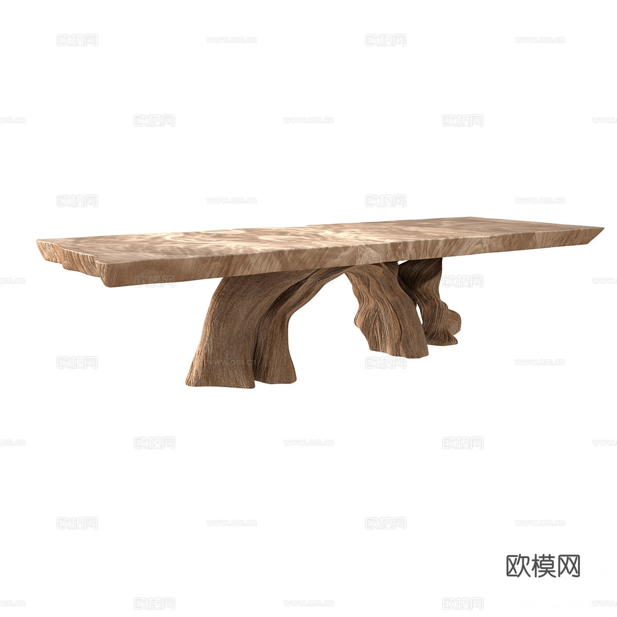 新中式侘寂茶桌 茶台3d模型
