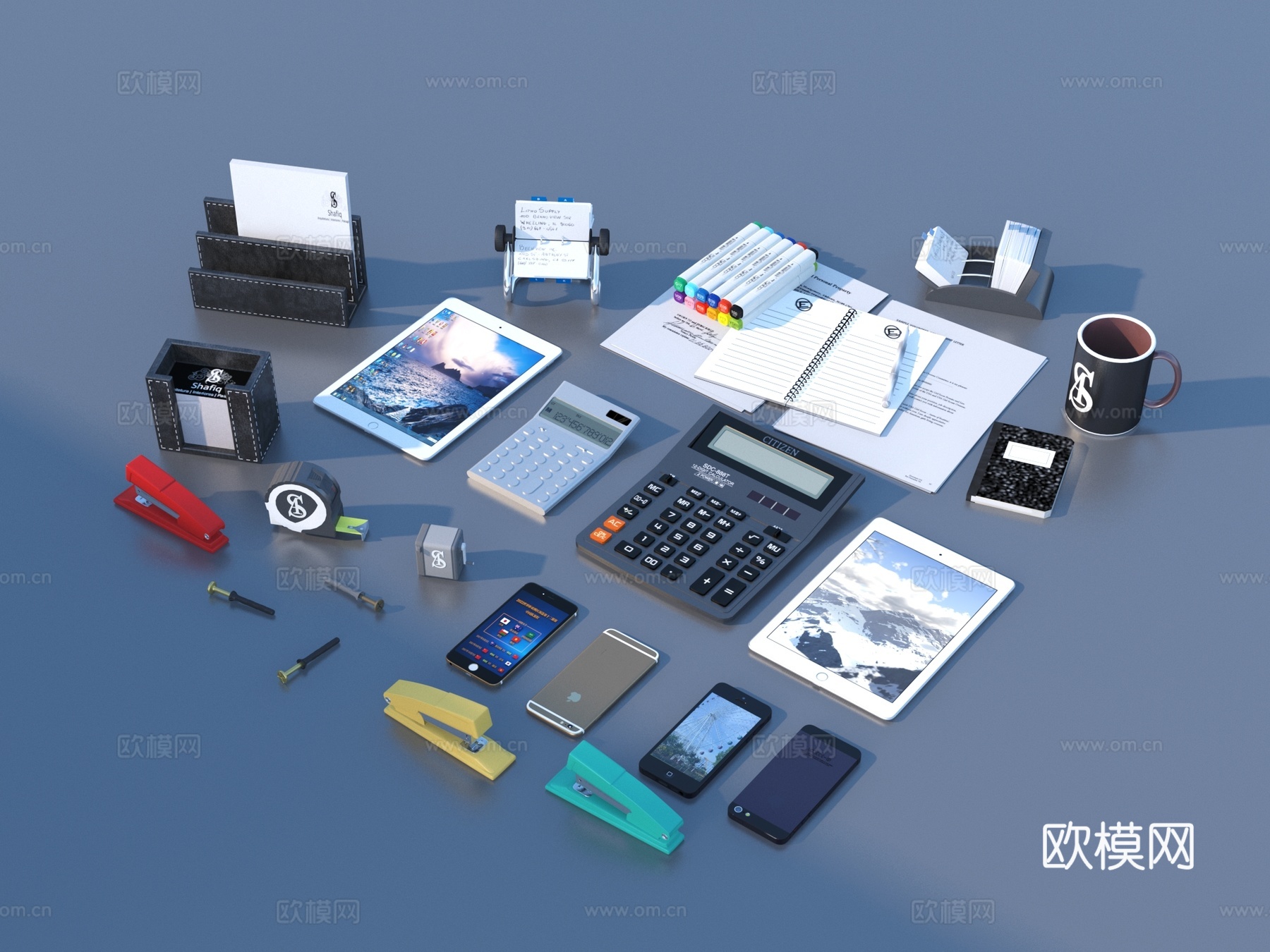 文具 学习用品 办公用品su模型