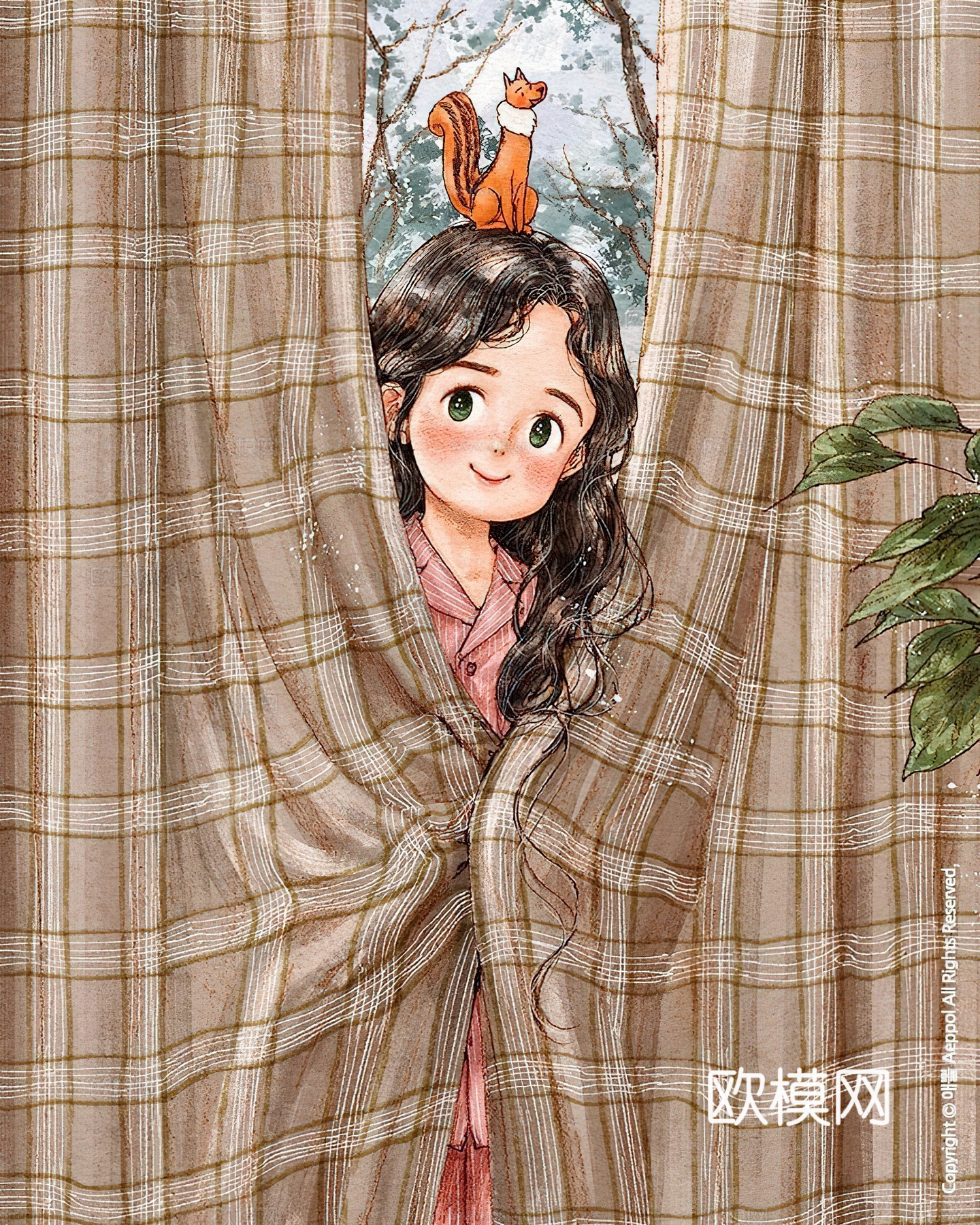 艺术挂画 挂画 装饰画 艺术画 水彩插画下载