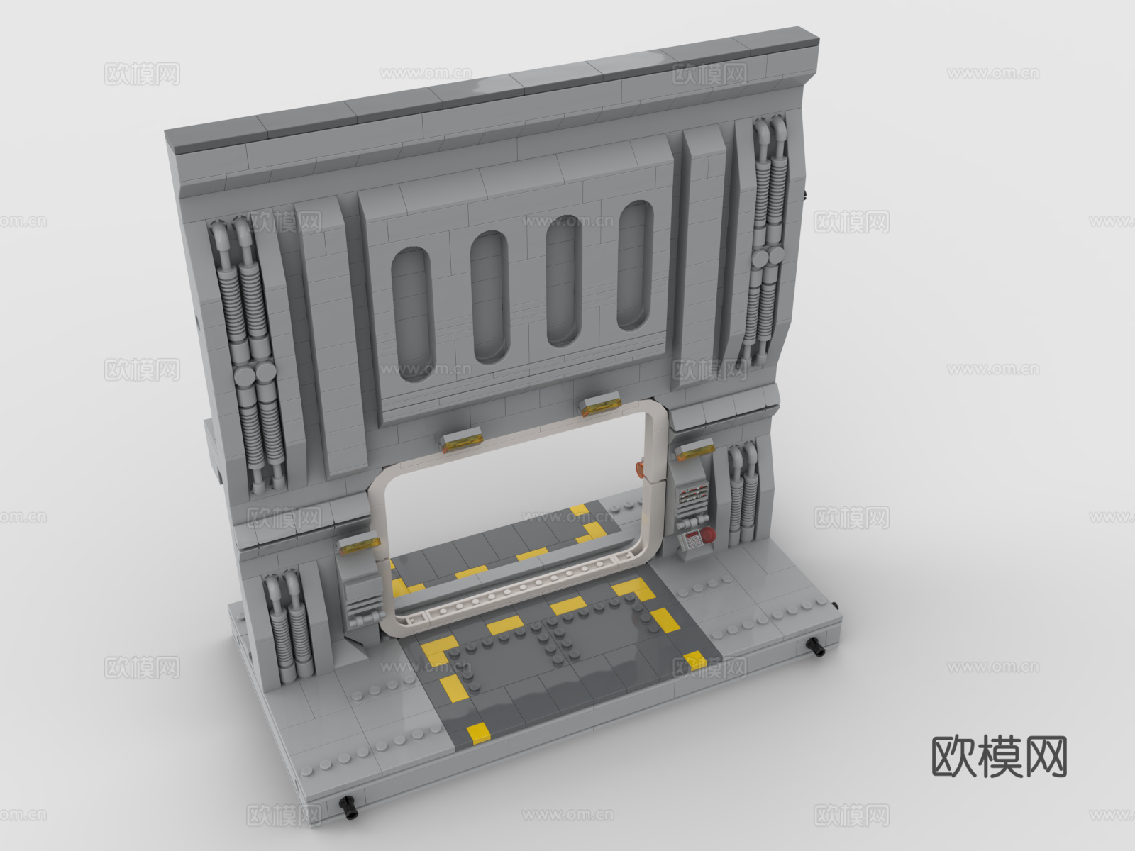 乐高 LEGO 玩具 积木 科幻星际大门3d模型