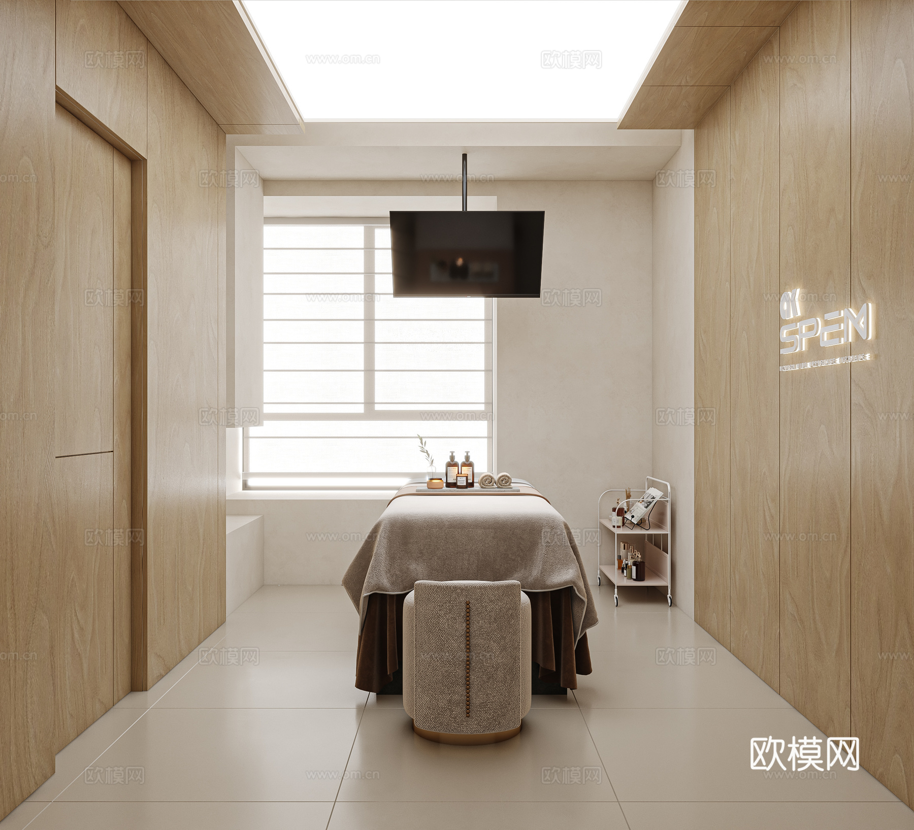 美容院SPA  美容包厢3d模型