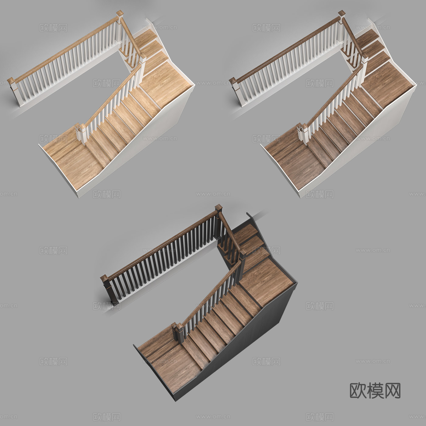 现代楼梯 楼梯3d模型