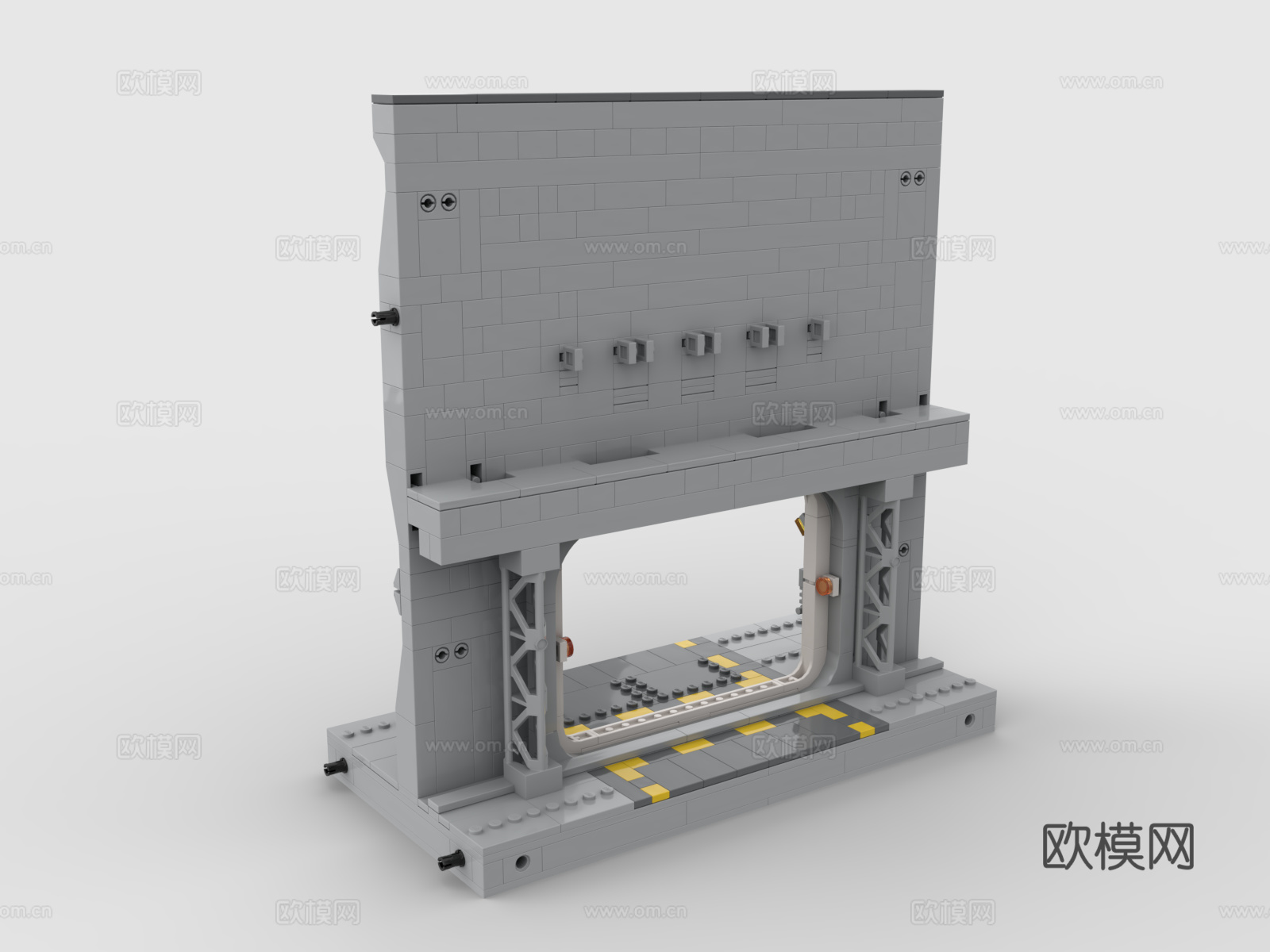 乐高 LEGO 玩具 积木 科幻星际大门3d模型