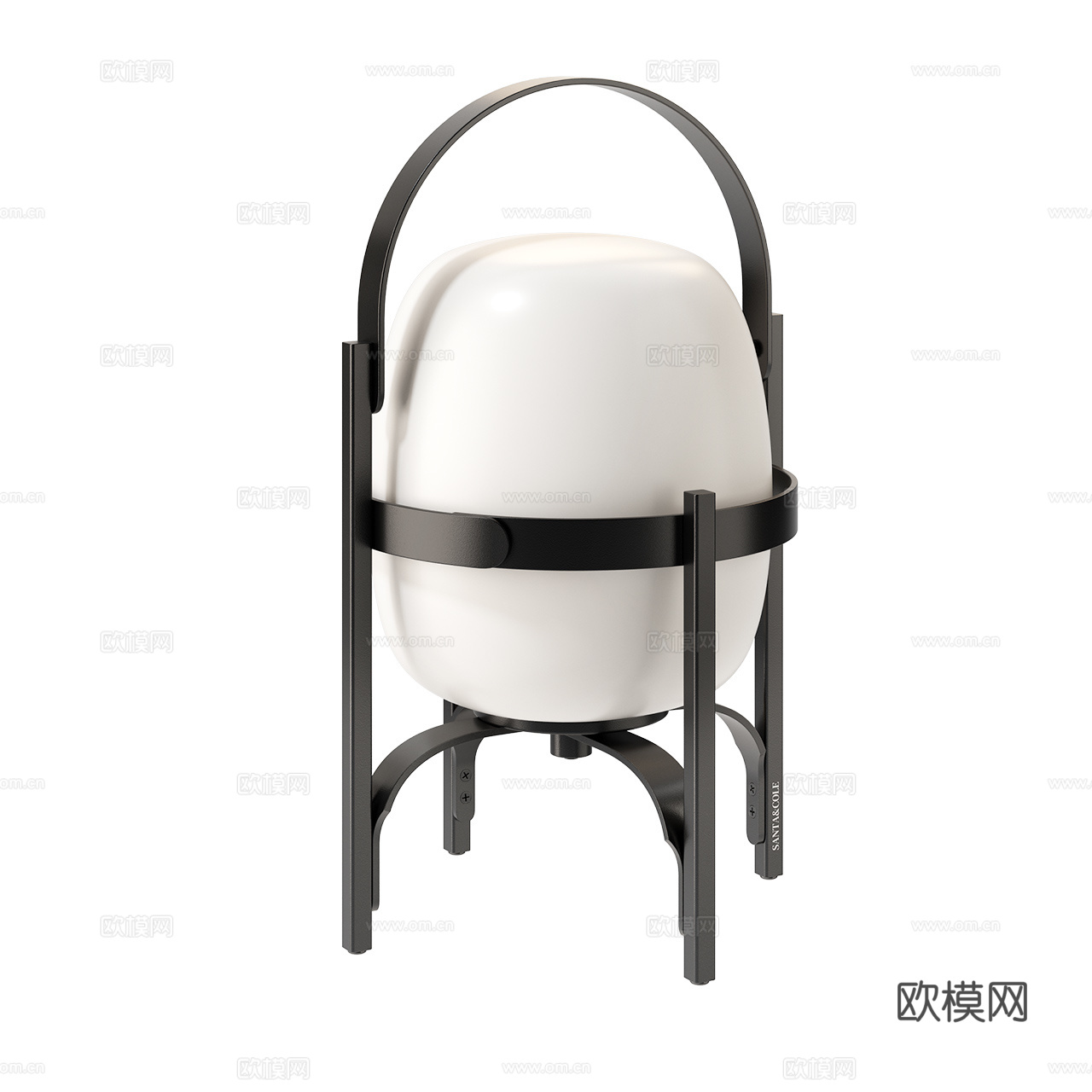 Santa Cole 经典台灯 提篮台灯 户外台灯 装饰台灯3d模型