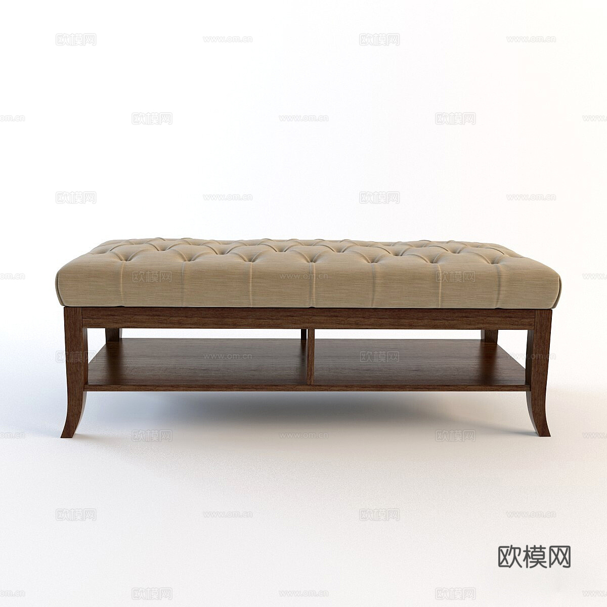 简欧床尾凳 床尾凳3d模型