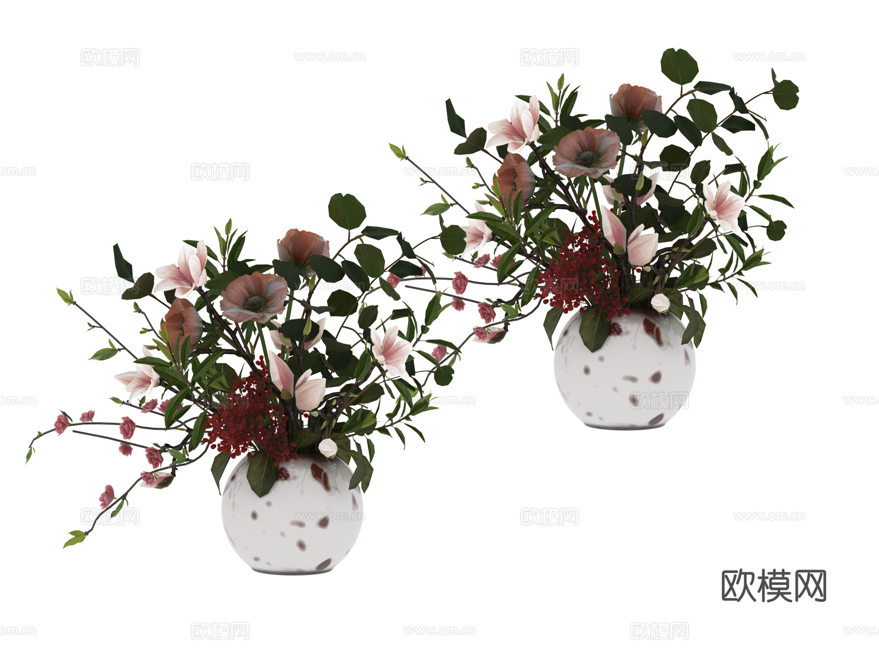摆件 花盆3d模型