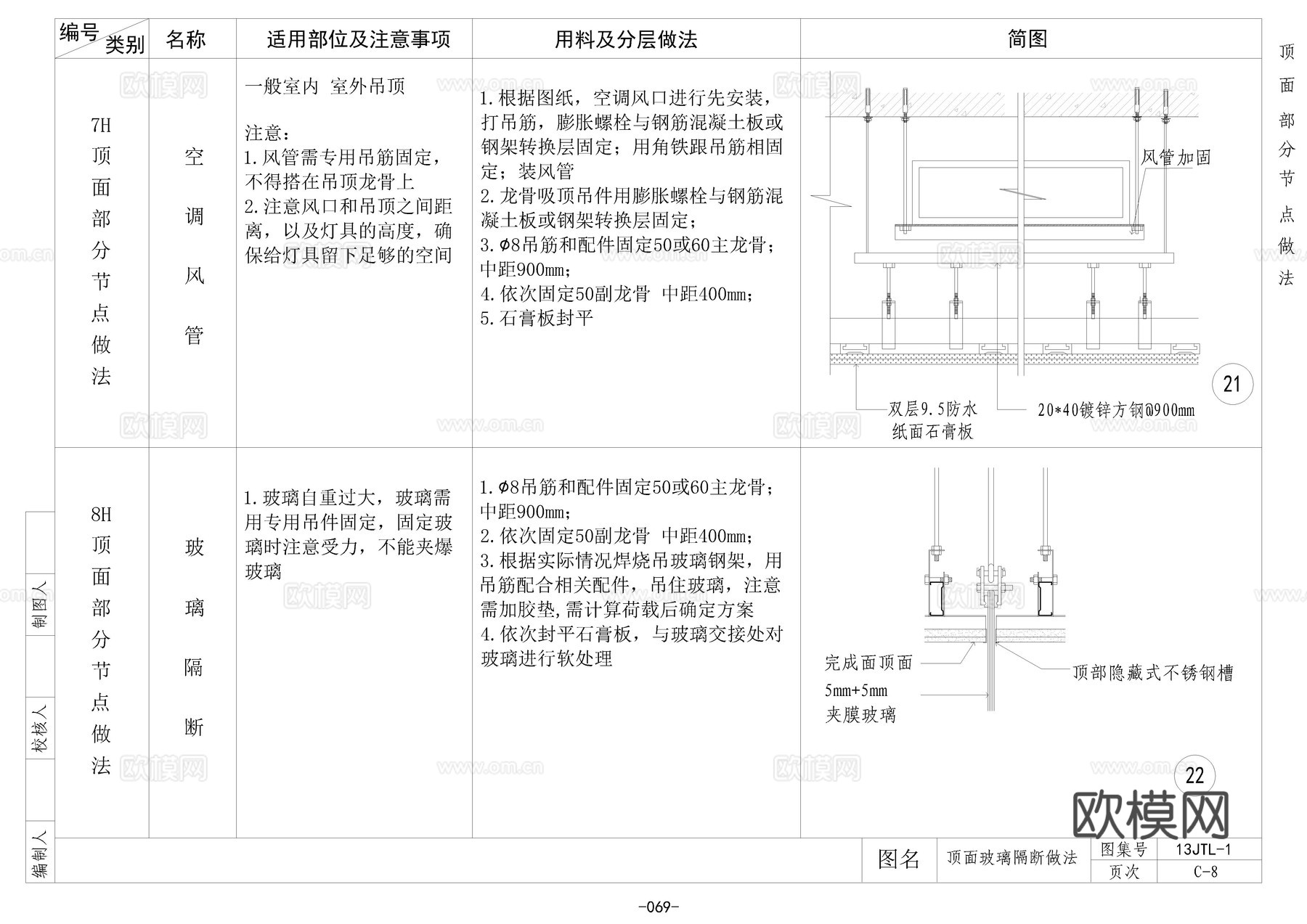 顶面CAD节点cad施工图