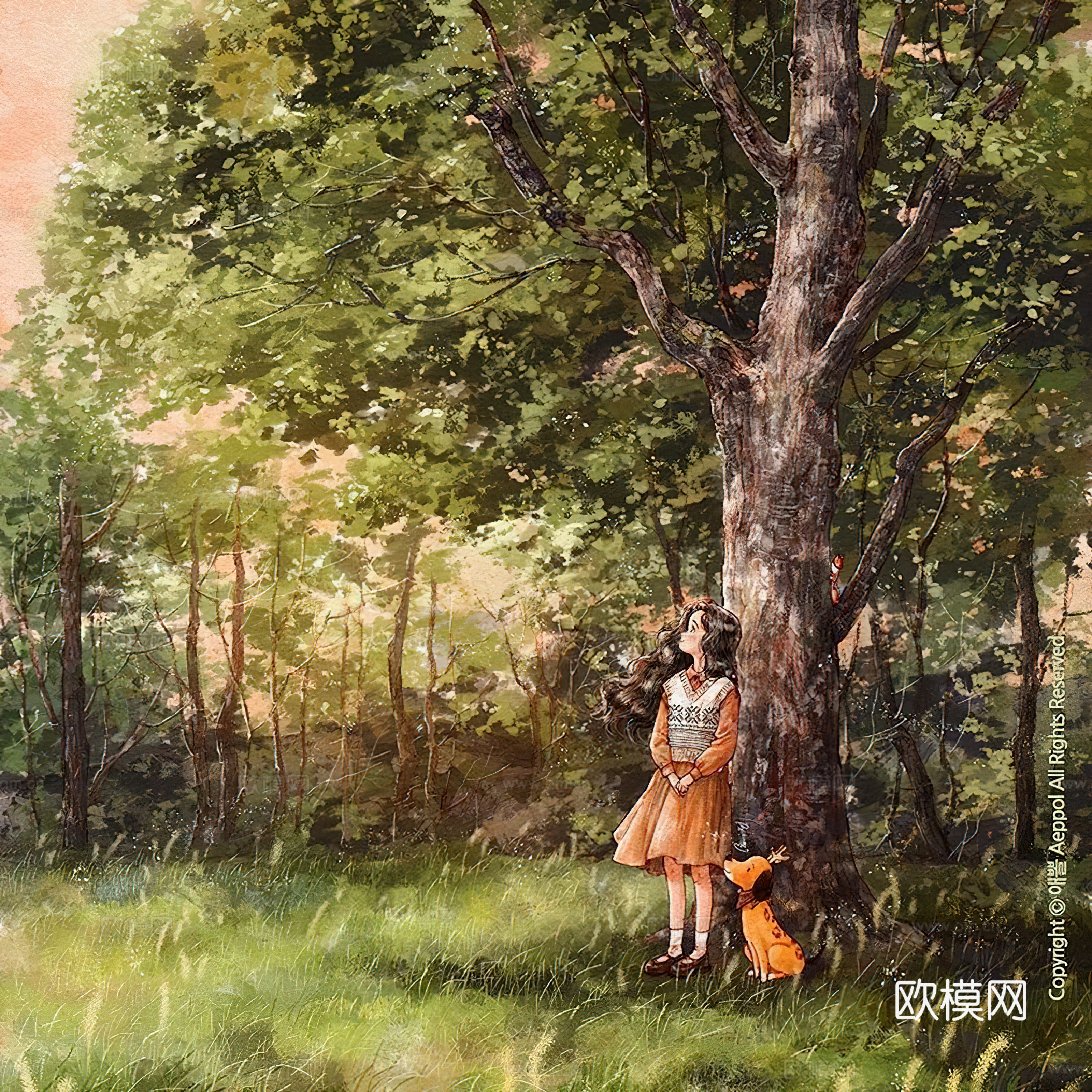 艺术挂画 挂画 装饰画 艺术画 水彩插画下载