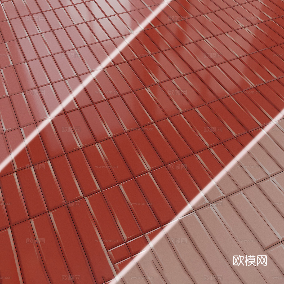 现代奶油风瓷砖 花砖 马赛克瓷砖3d模型