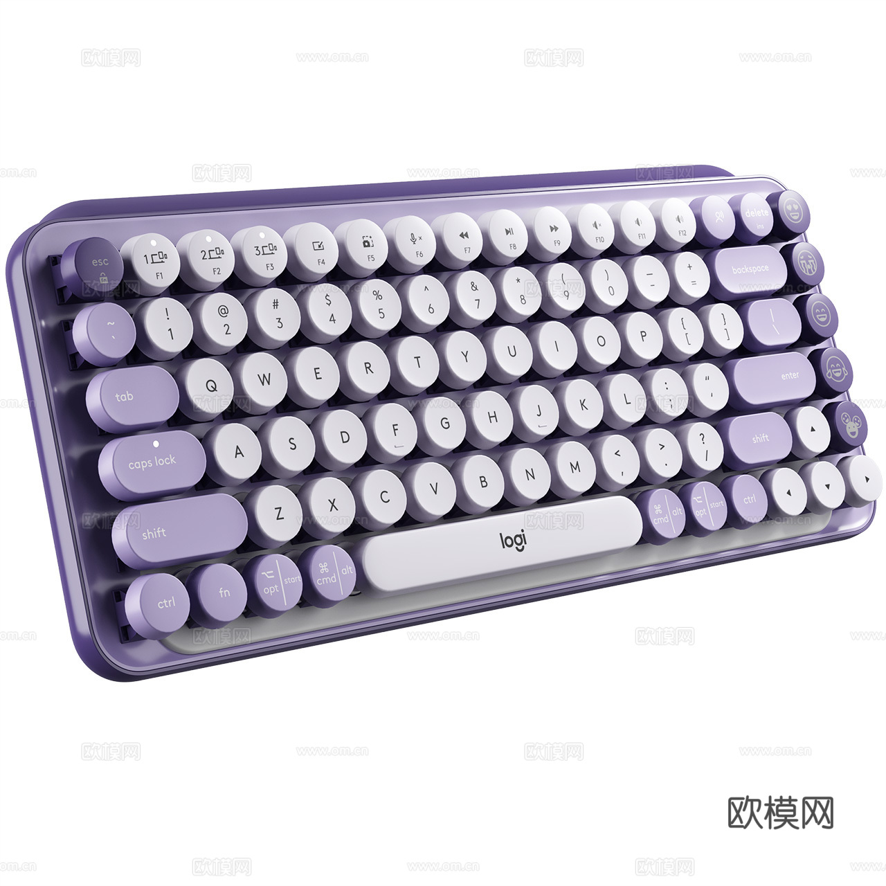 罗技 Pop Keys 无线键盘 Cosmos3d模型