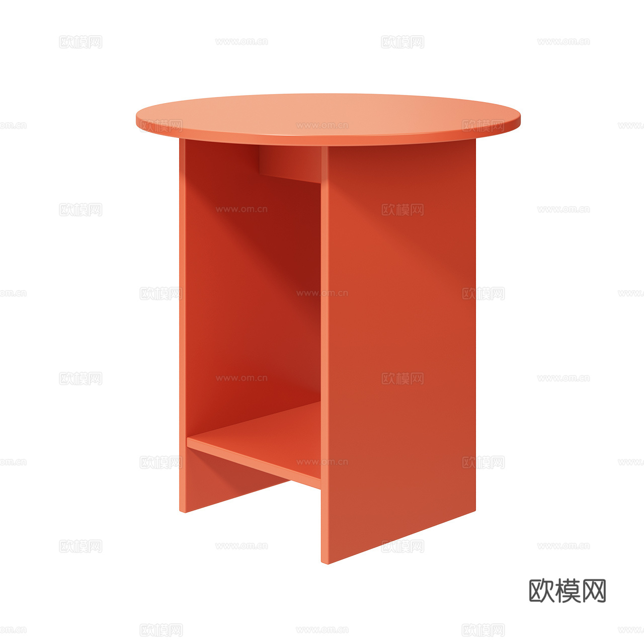 e15 极简边几 圆边几 北欧边几 床头柜 床头边几3d模型