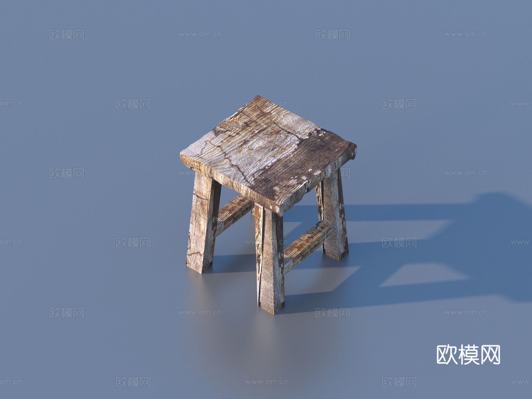 凳子 木凳 家具 小品3d模型