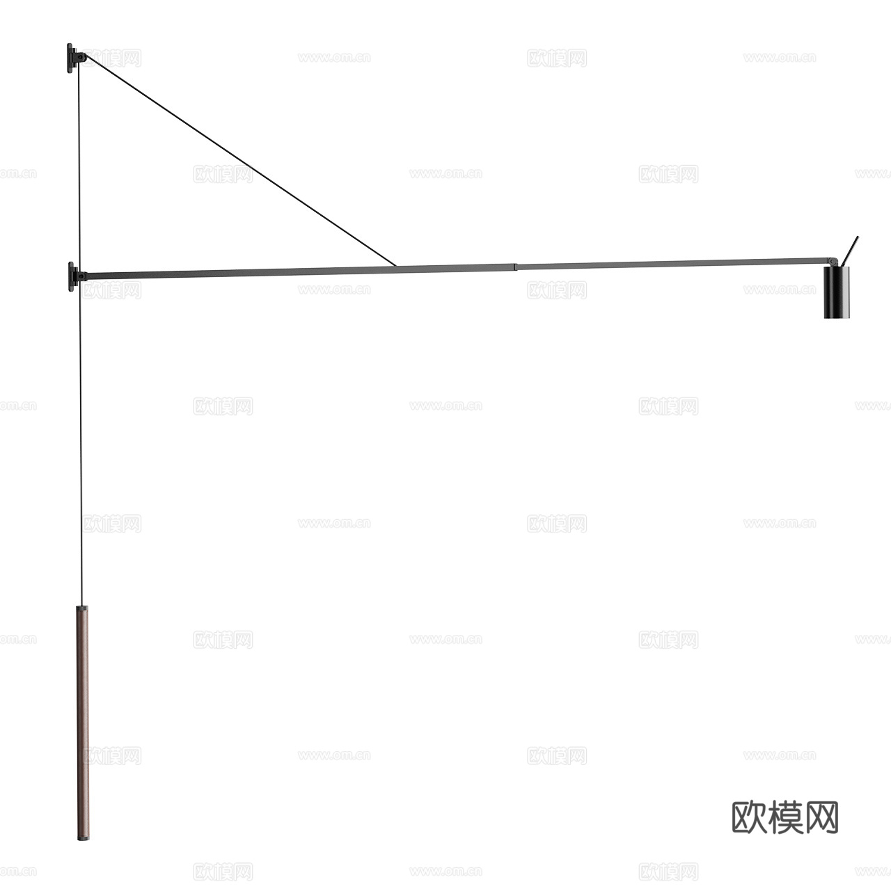 Nemo 极简壁灯 现代壁灯 长条壁灯 摇臂壁灯 装饰壁灯3d模型