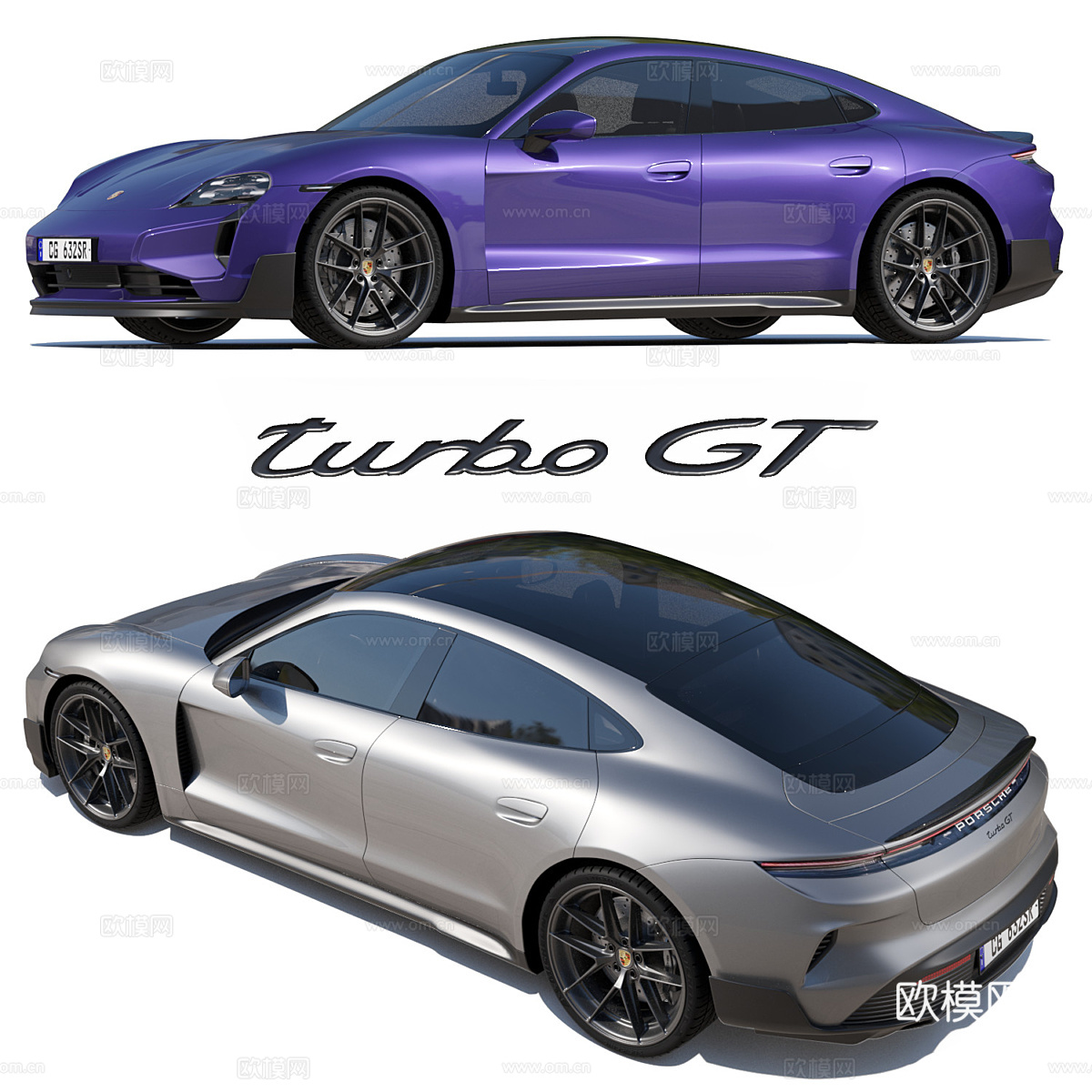 保时捷 Taycan turbo GT 20253d模型